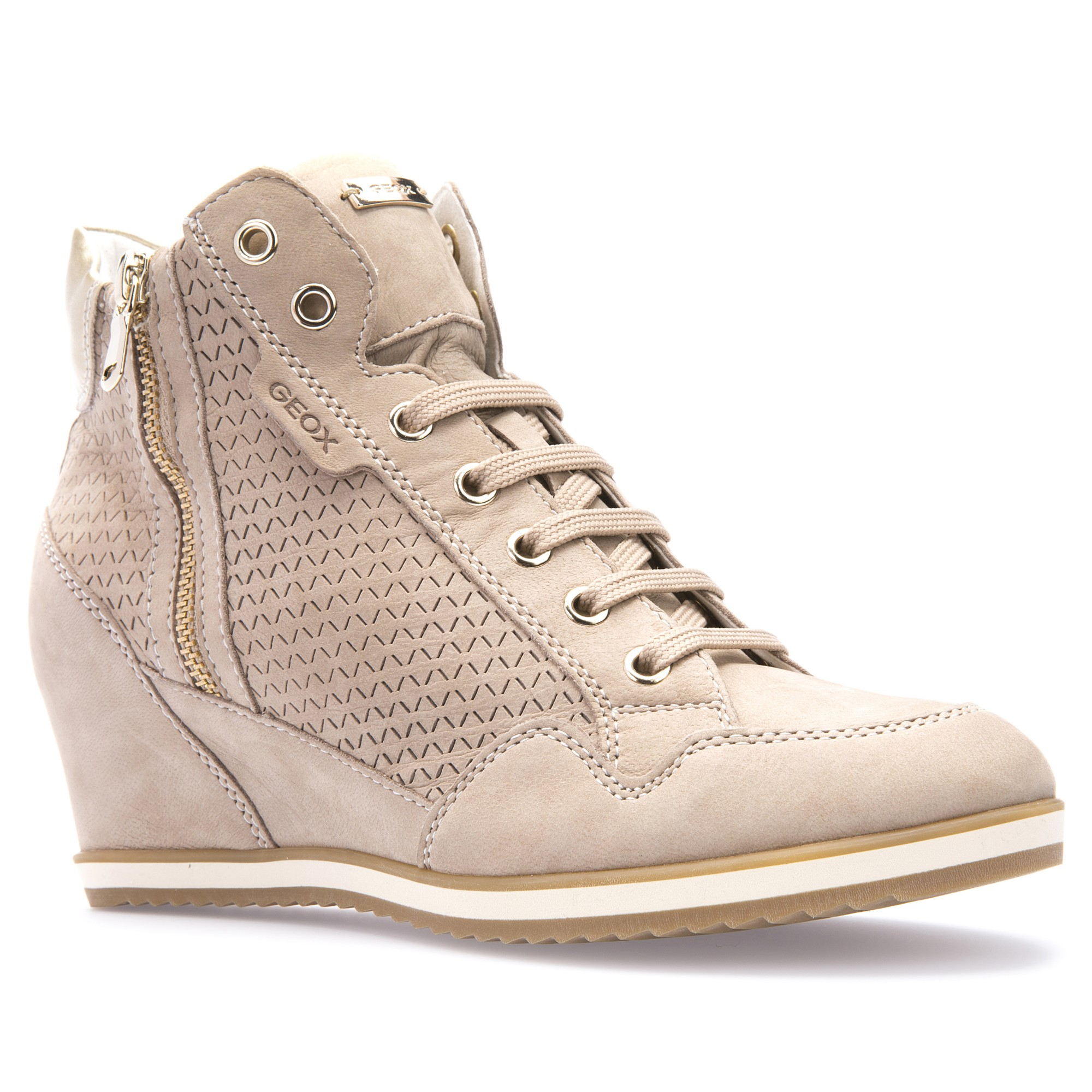 geox illusion 34 wedge sneaker