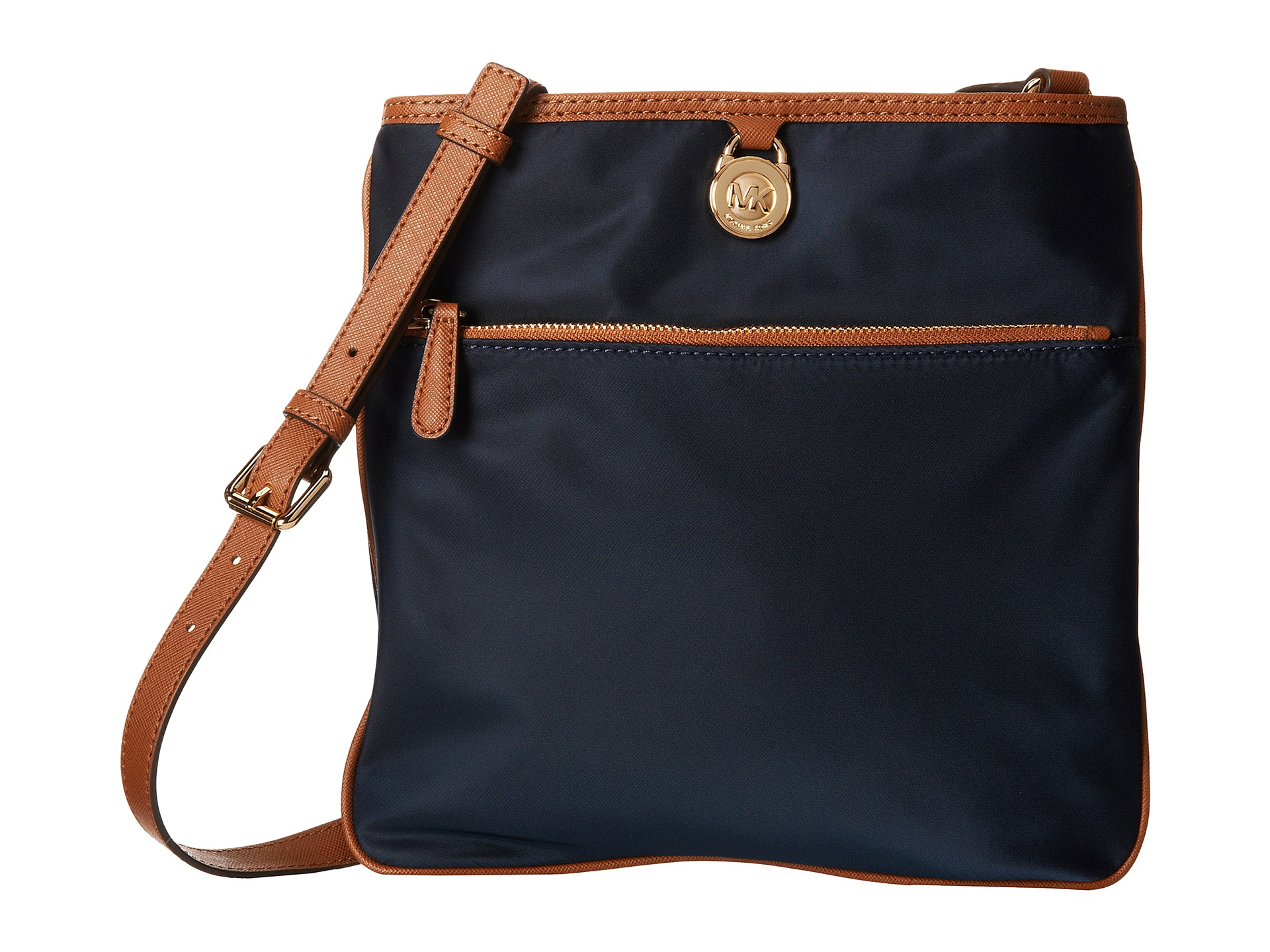 michael kors navy blue shoulder bag