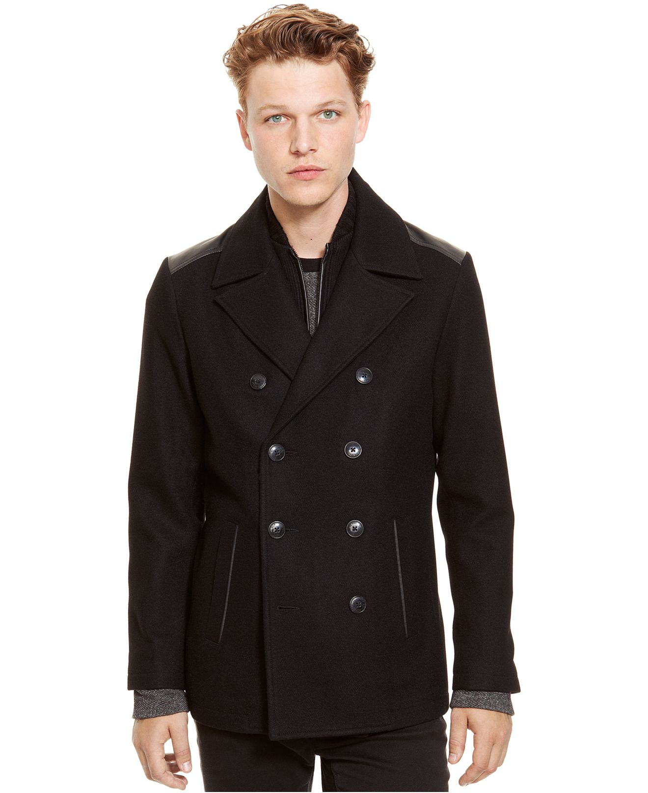 kenneth cole peacoat mens