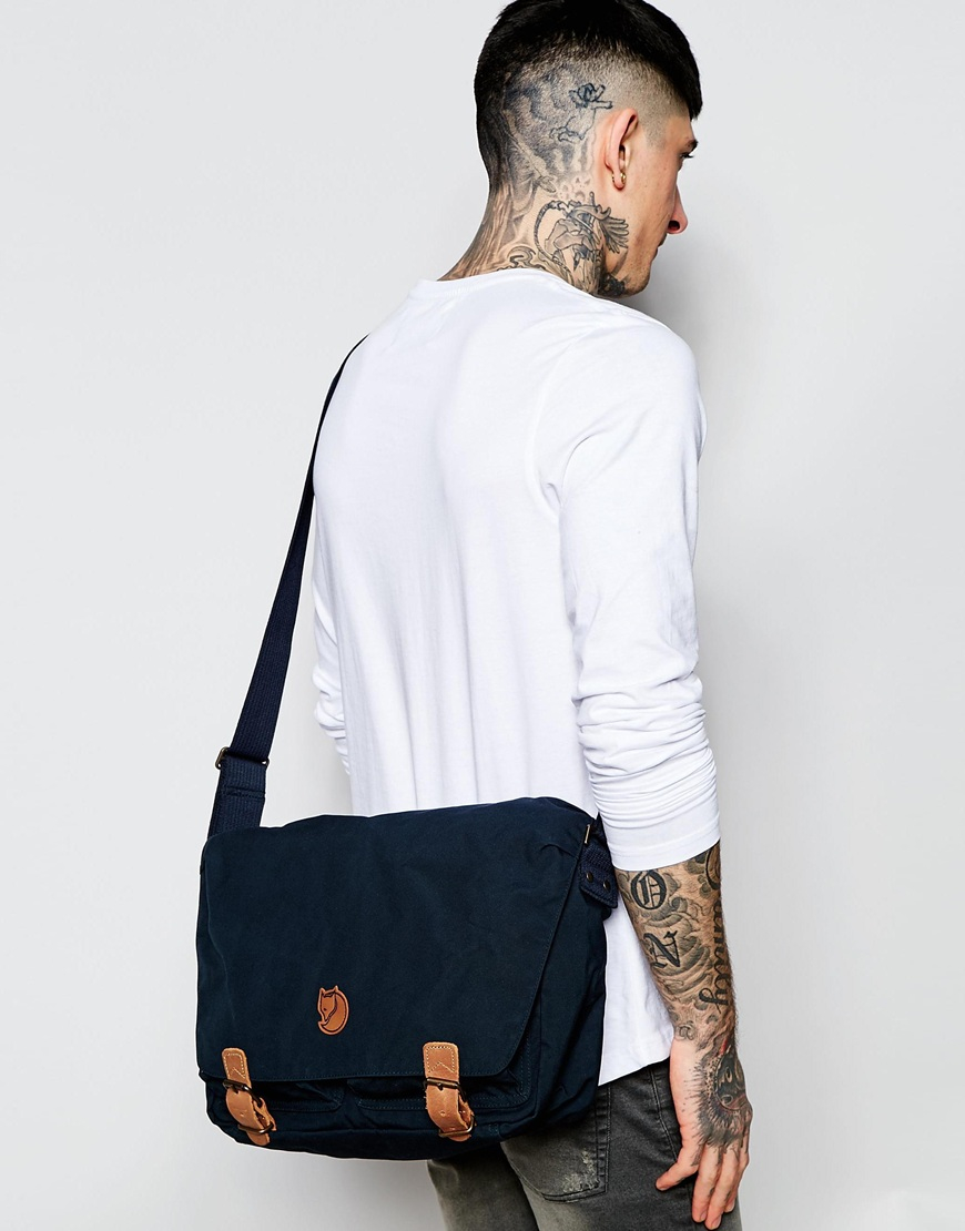 Fjallraven Ovik Messenger Bag in Blue for Men | Lyst