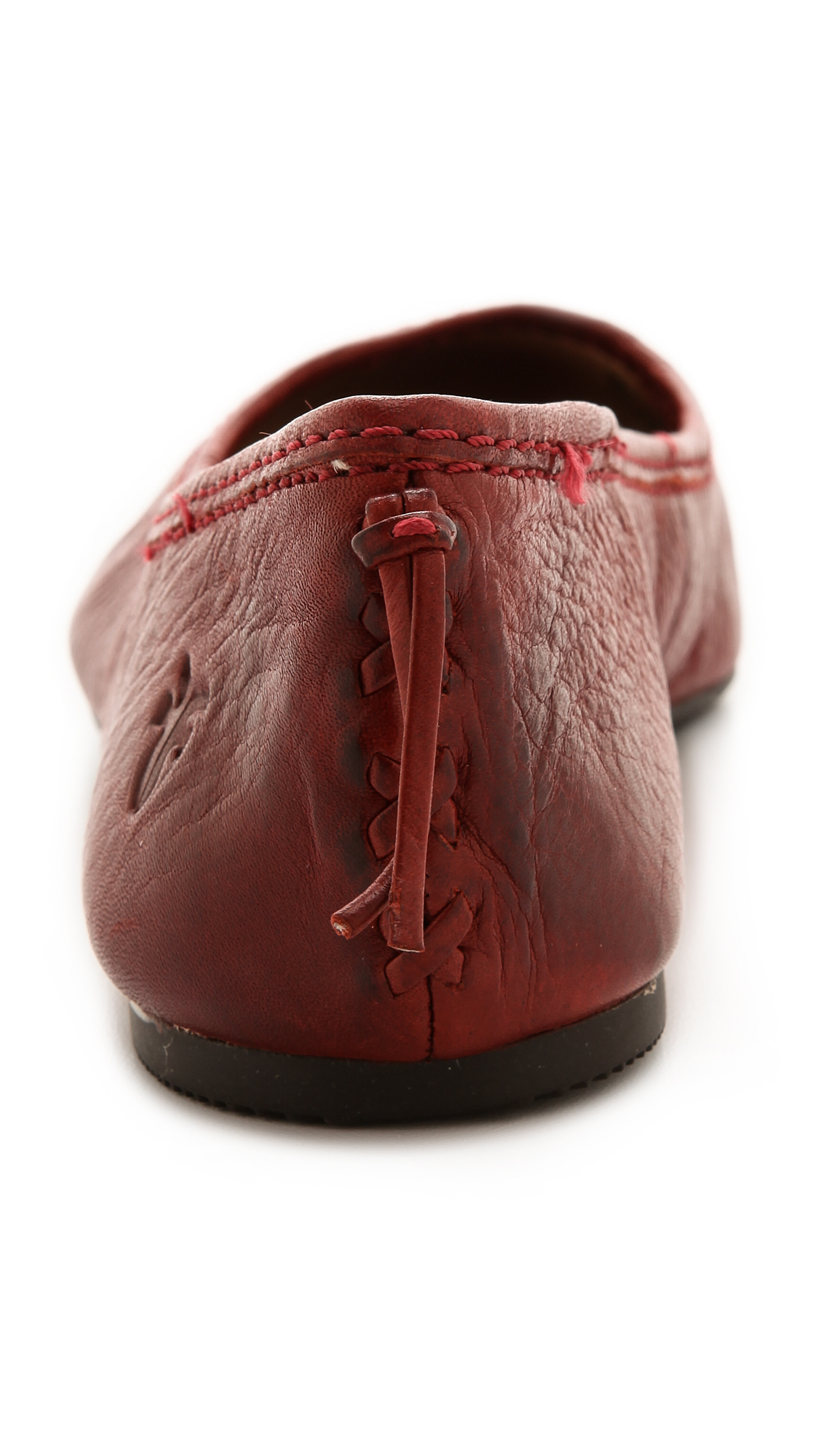 frye red flats