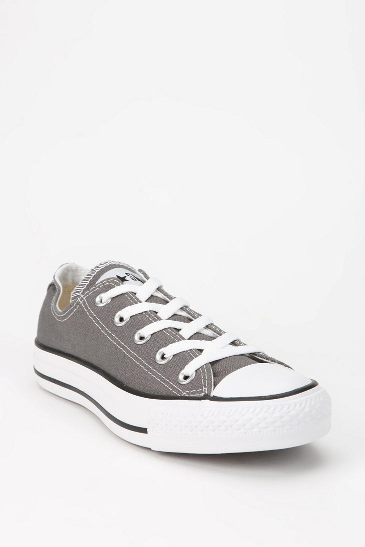 womens gray converse low tops