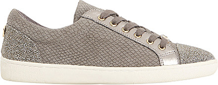 grey suede trainers womens
