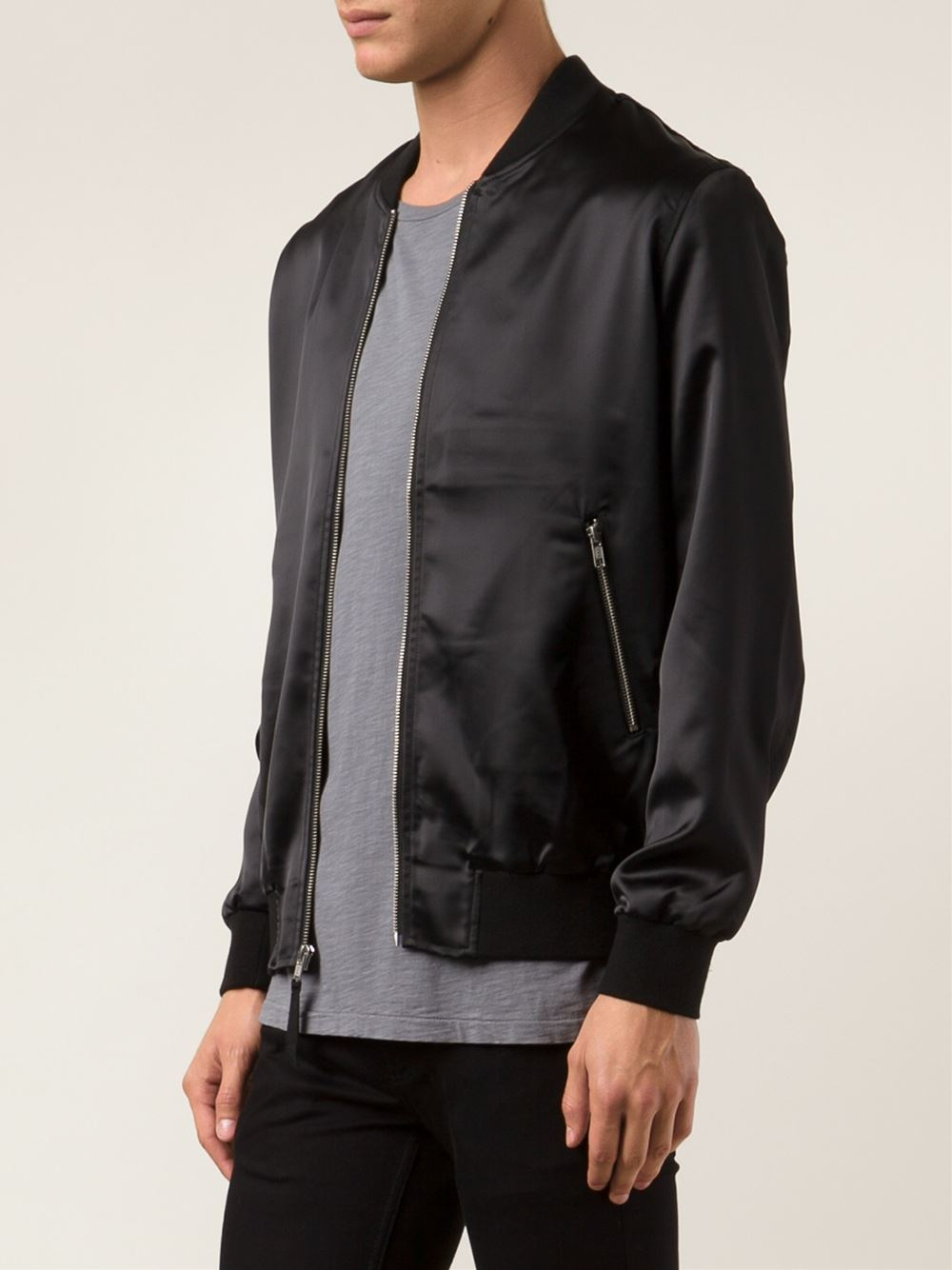 blk dnm bomber jacket
