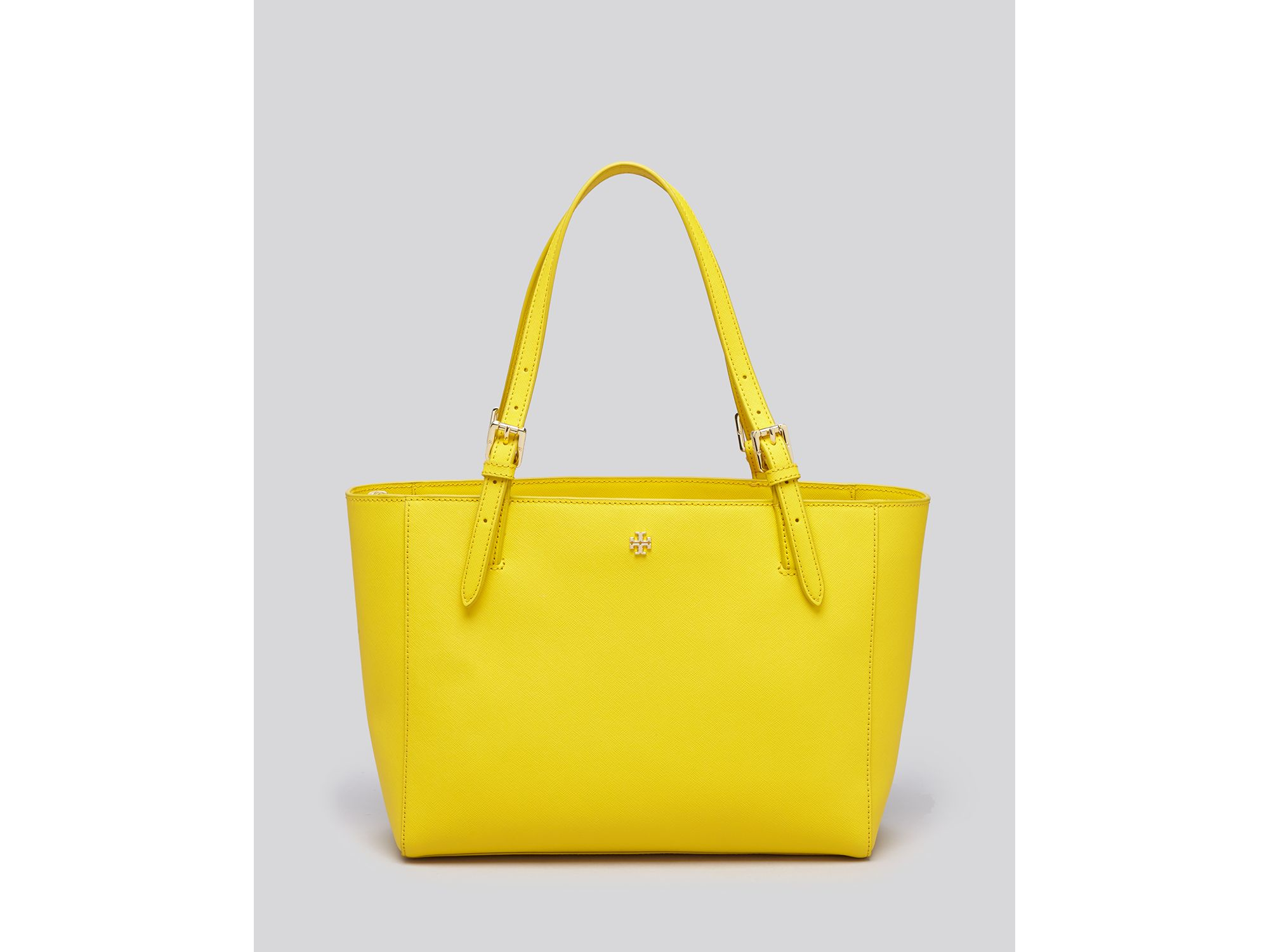 tory burch yellow tote
