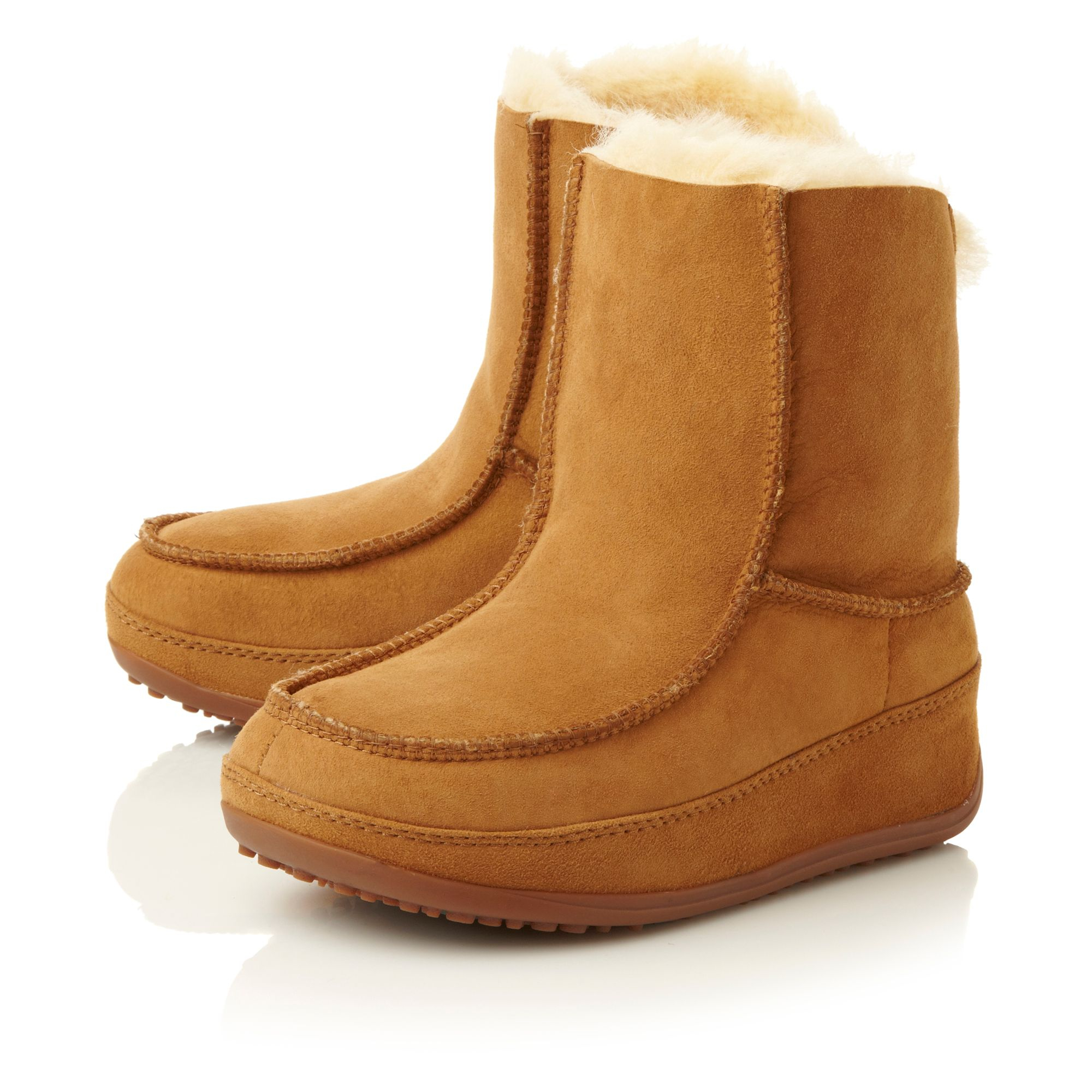 Fitflop Mukluk Moc 2 Short Warm Lined Boots in Tan (Brown) Lyst