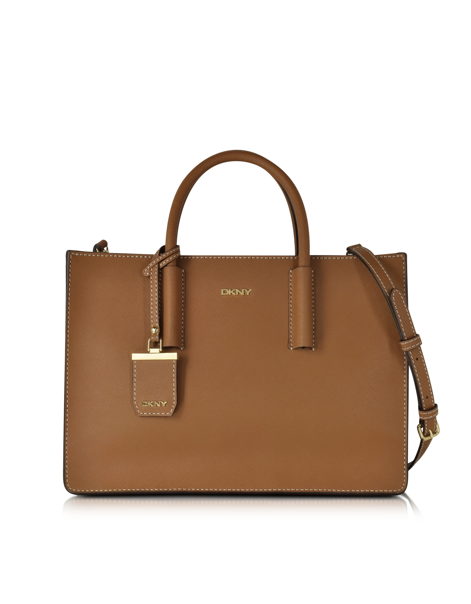 dkny leather tote bag