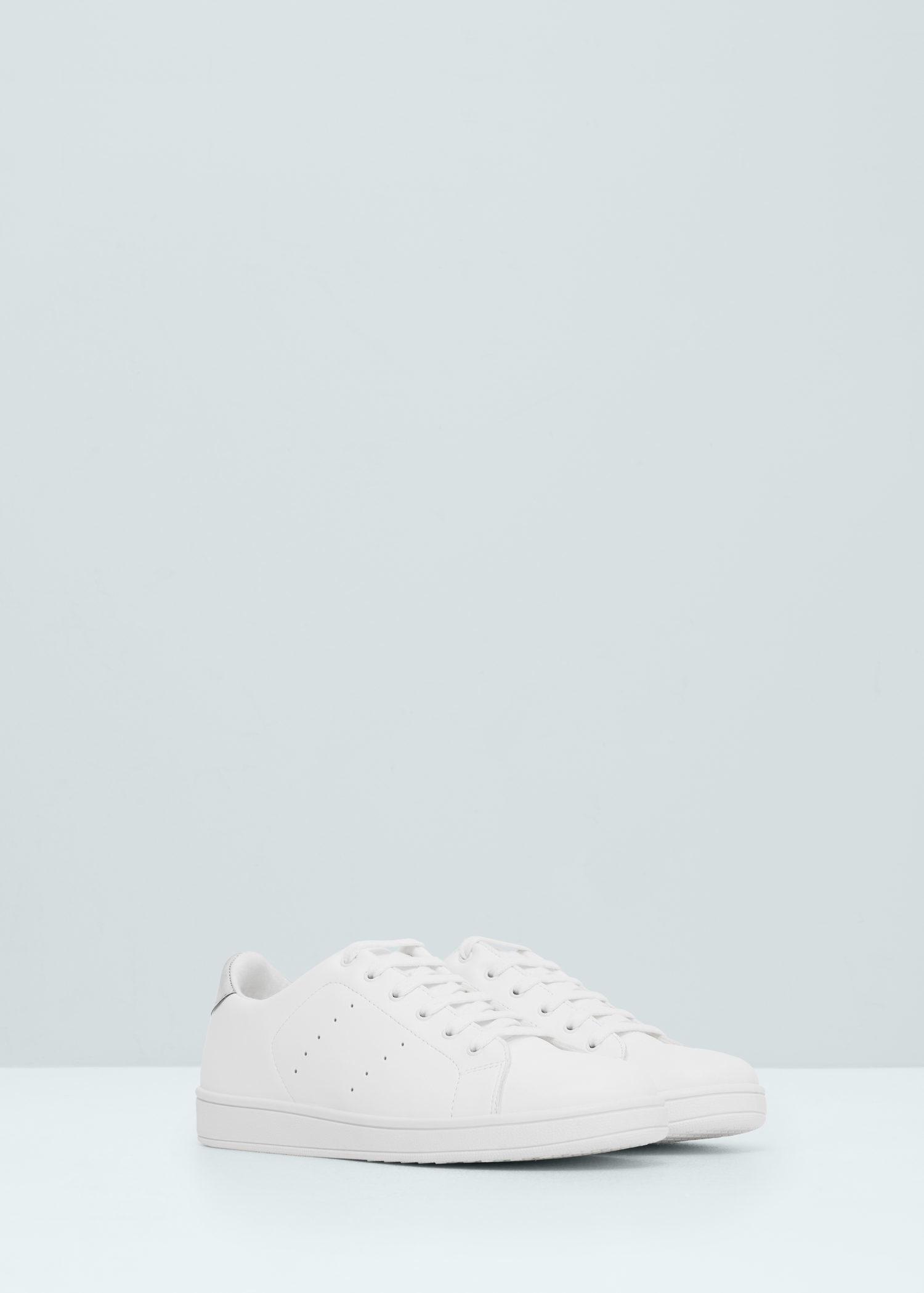 mango white trainers