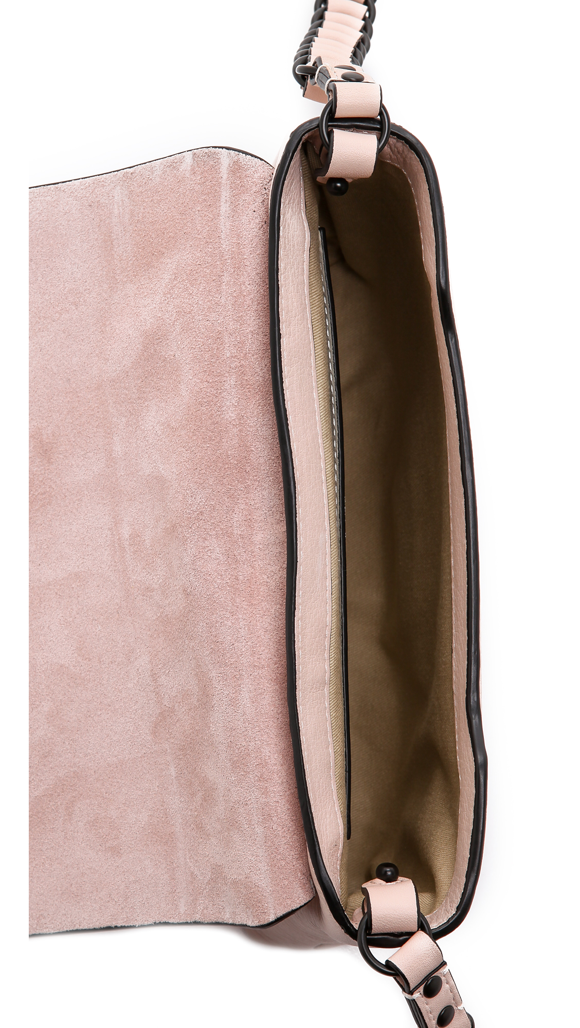Rag & Bone Enfield Mini Bag - Black in Blush (Pink) - Lyst