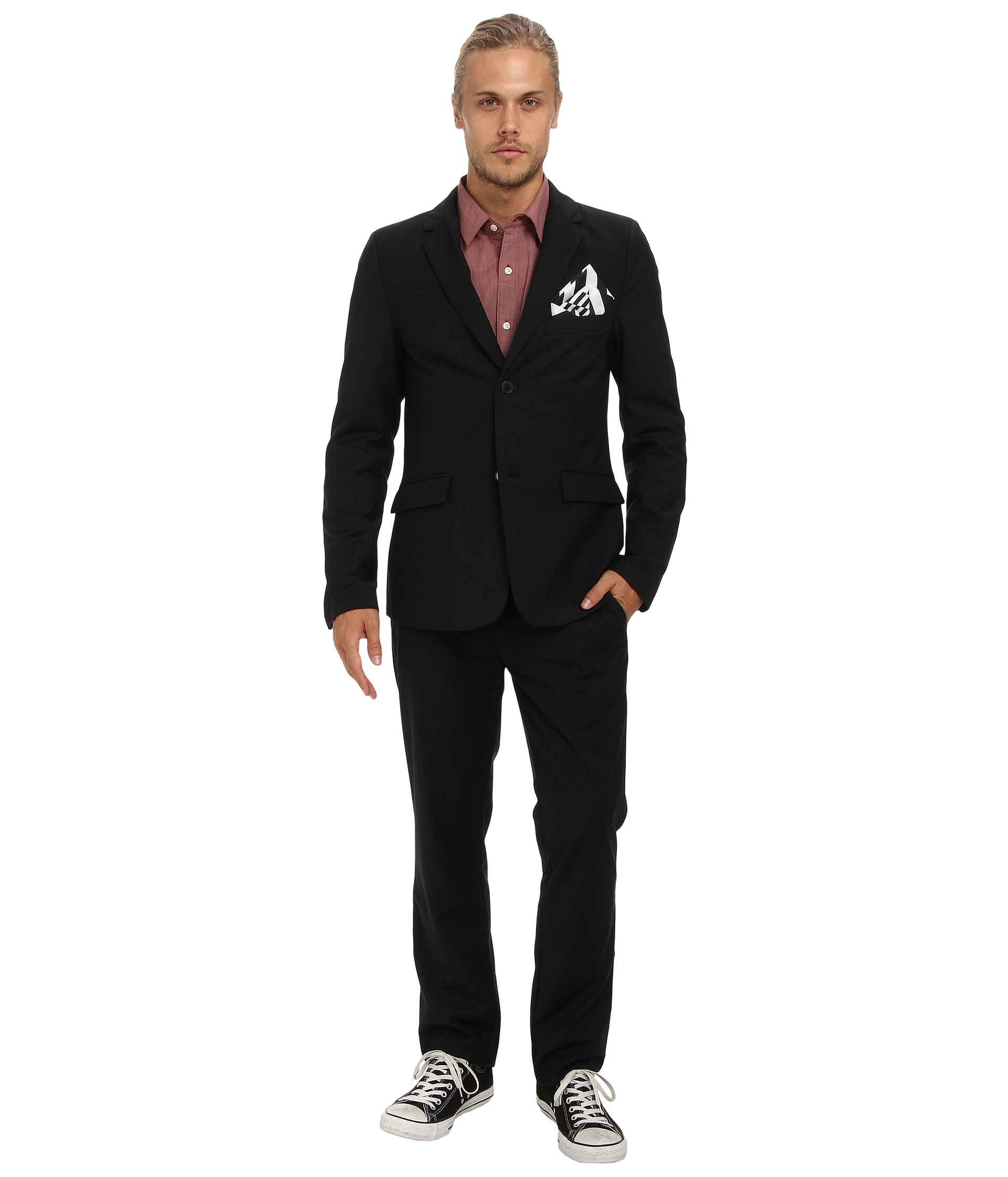 Volcom Dapper Stone Suit in Black for Men | Lyst
