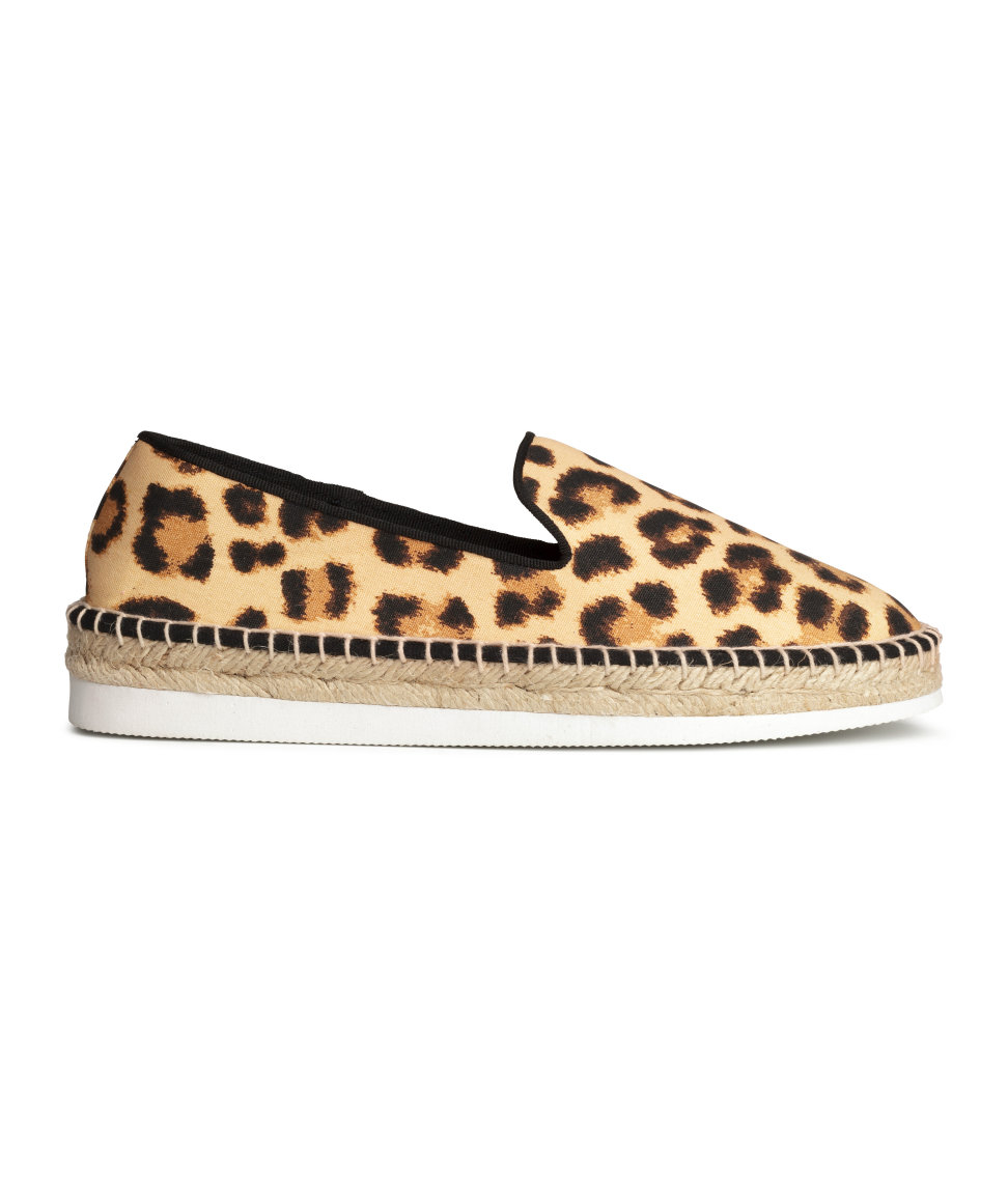 leopard platform espadrilles