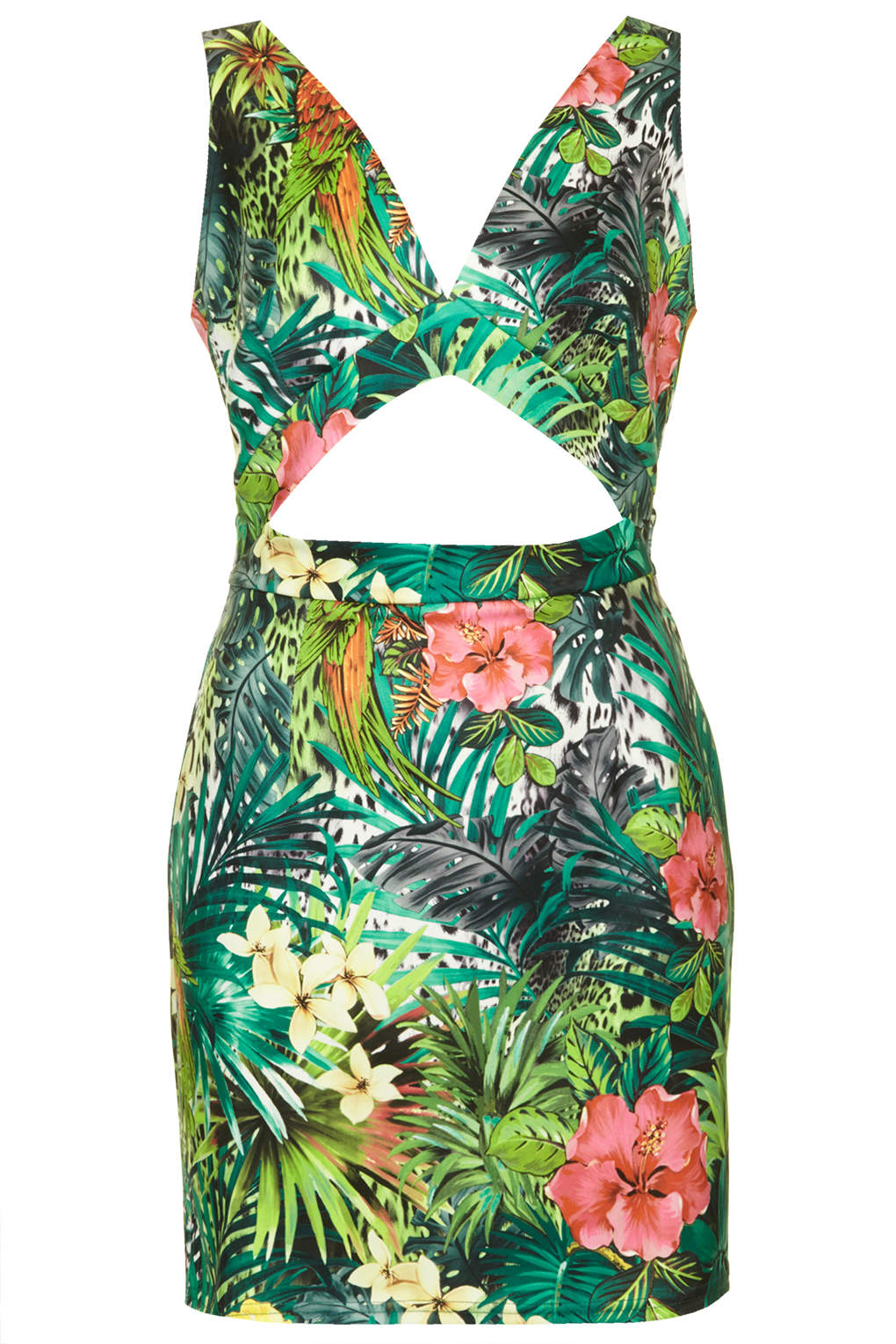 topshop tropical dress