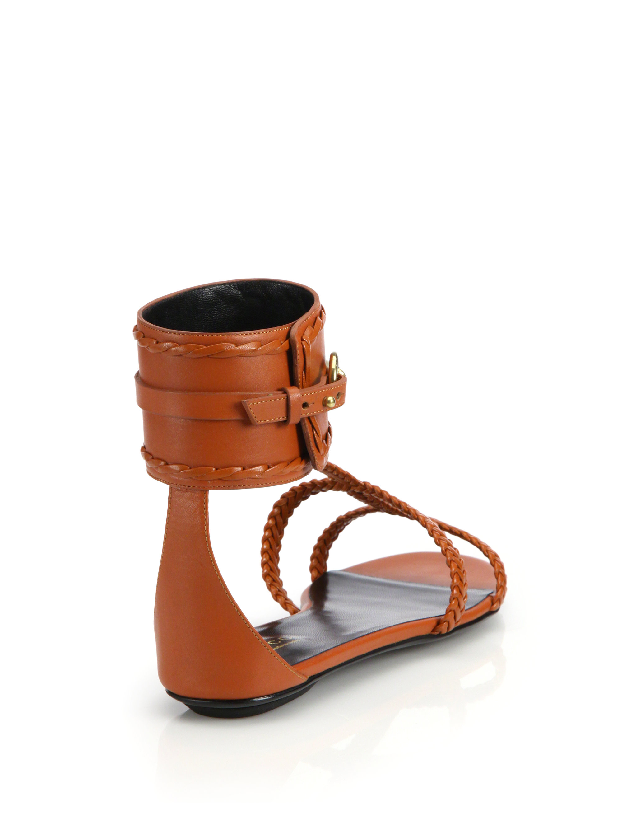 gucci sandals orange