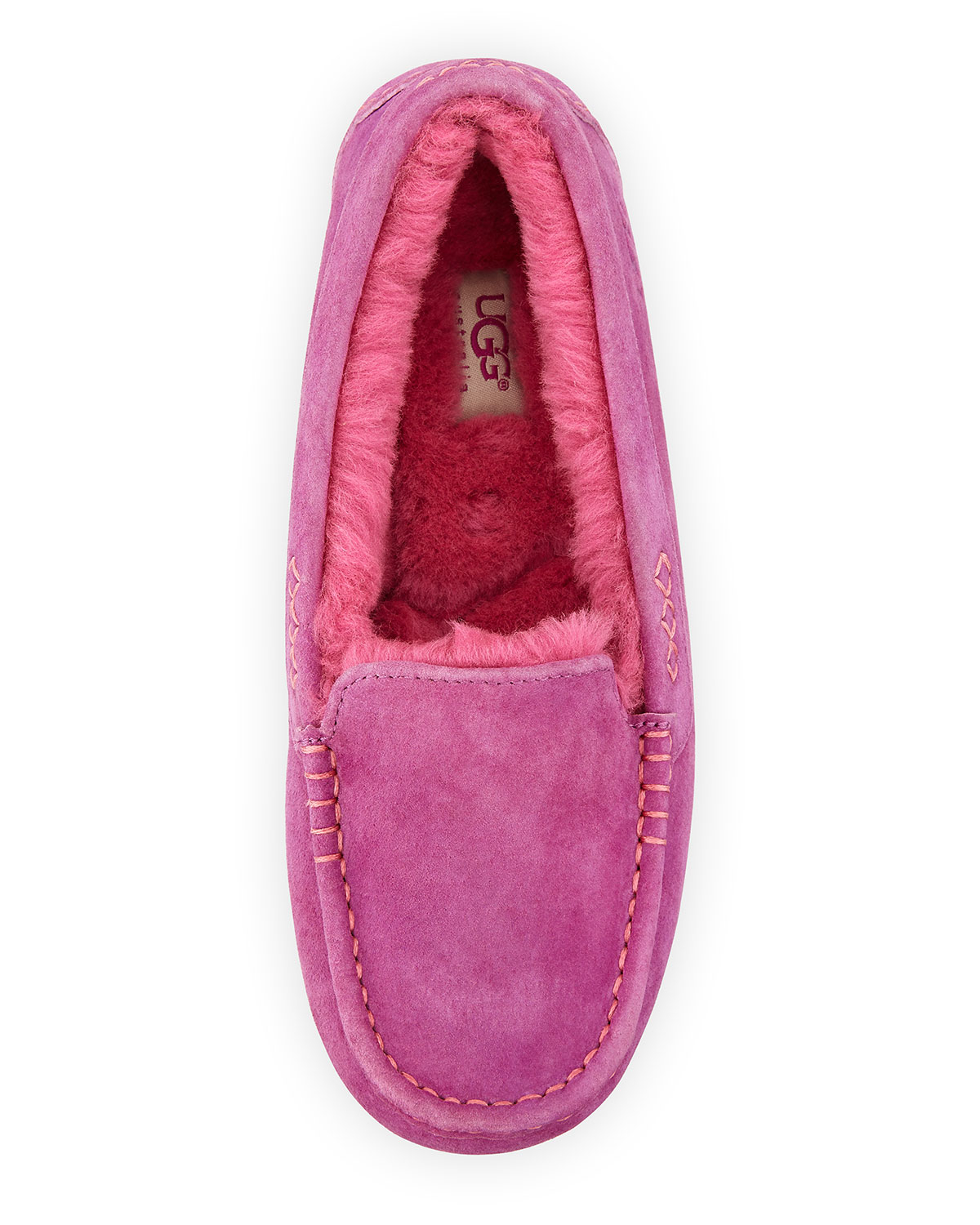 UGG Suede Ansley Moccasin Slipper  in Pink  Lyst