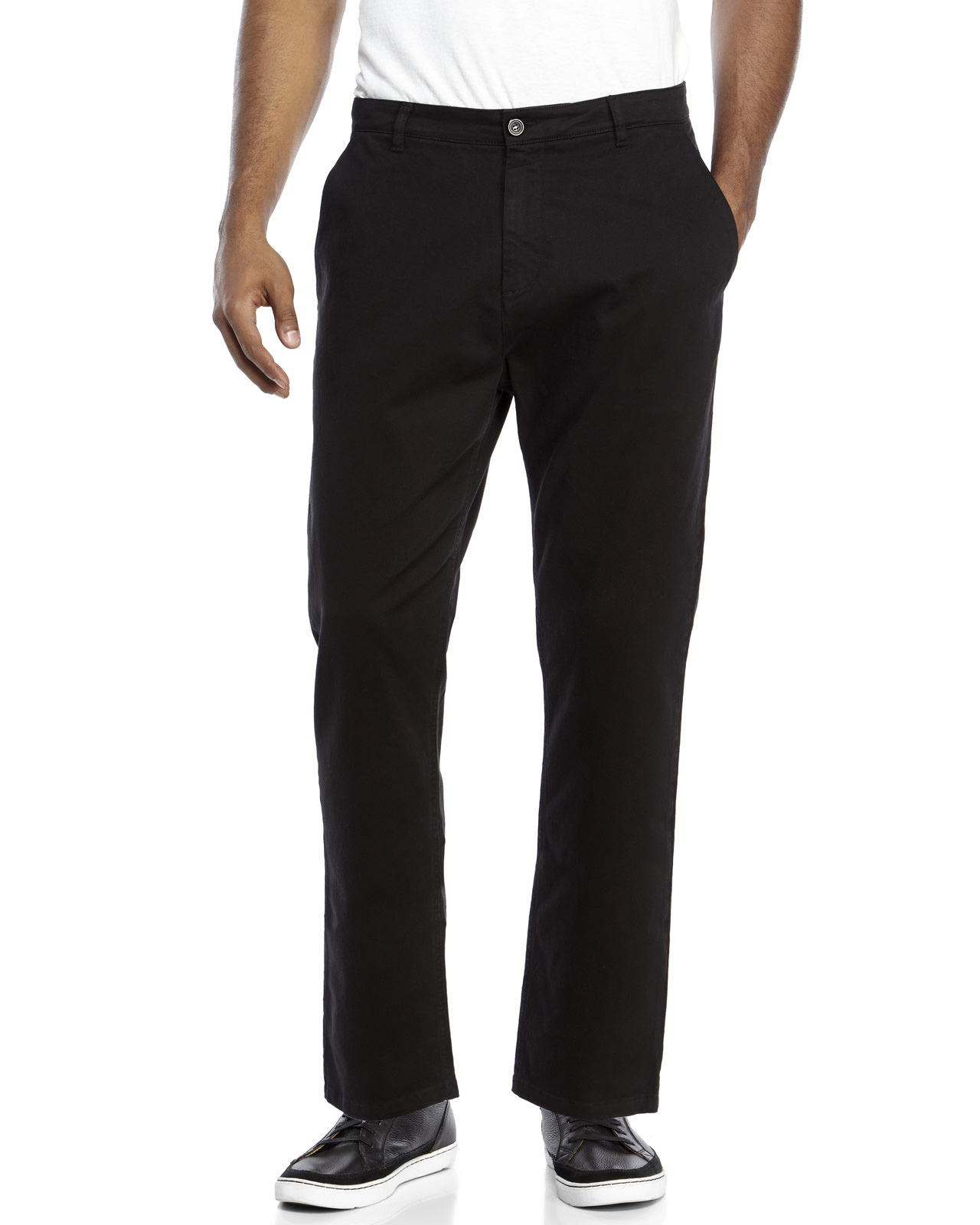 tapered black cargo pants