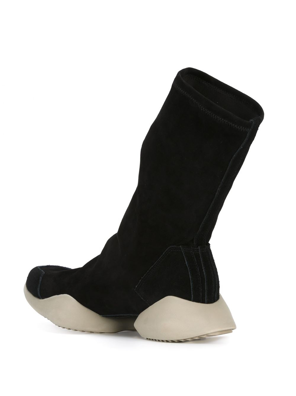 Rick Owens ' X Adidas Runner' Boots in Black for Men | Lyst