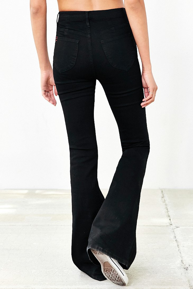 bdg black flare jeans