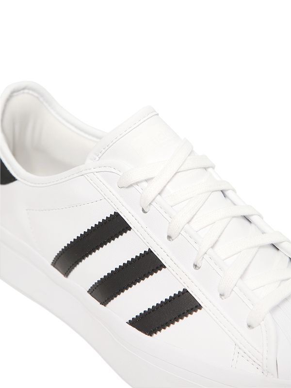 adidas platform leather sneakers