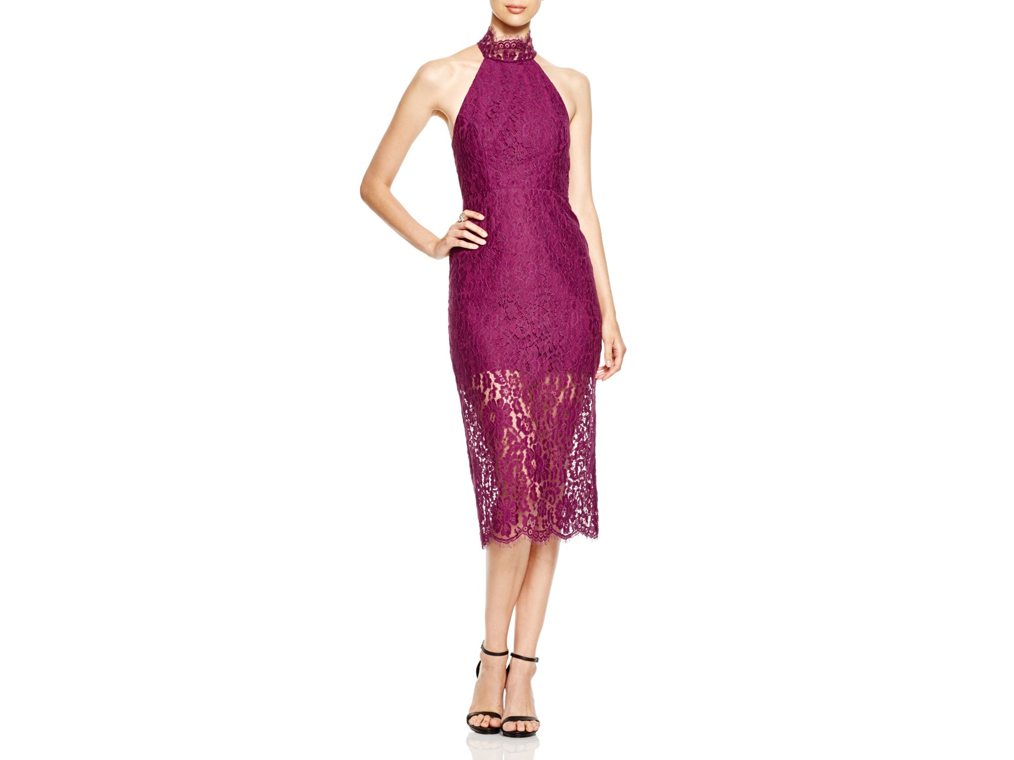 bloomingdales purple dress