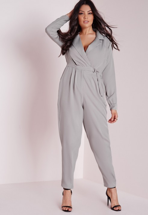 wrap jumpsuit plus size