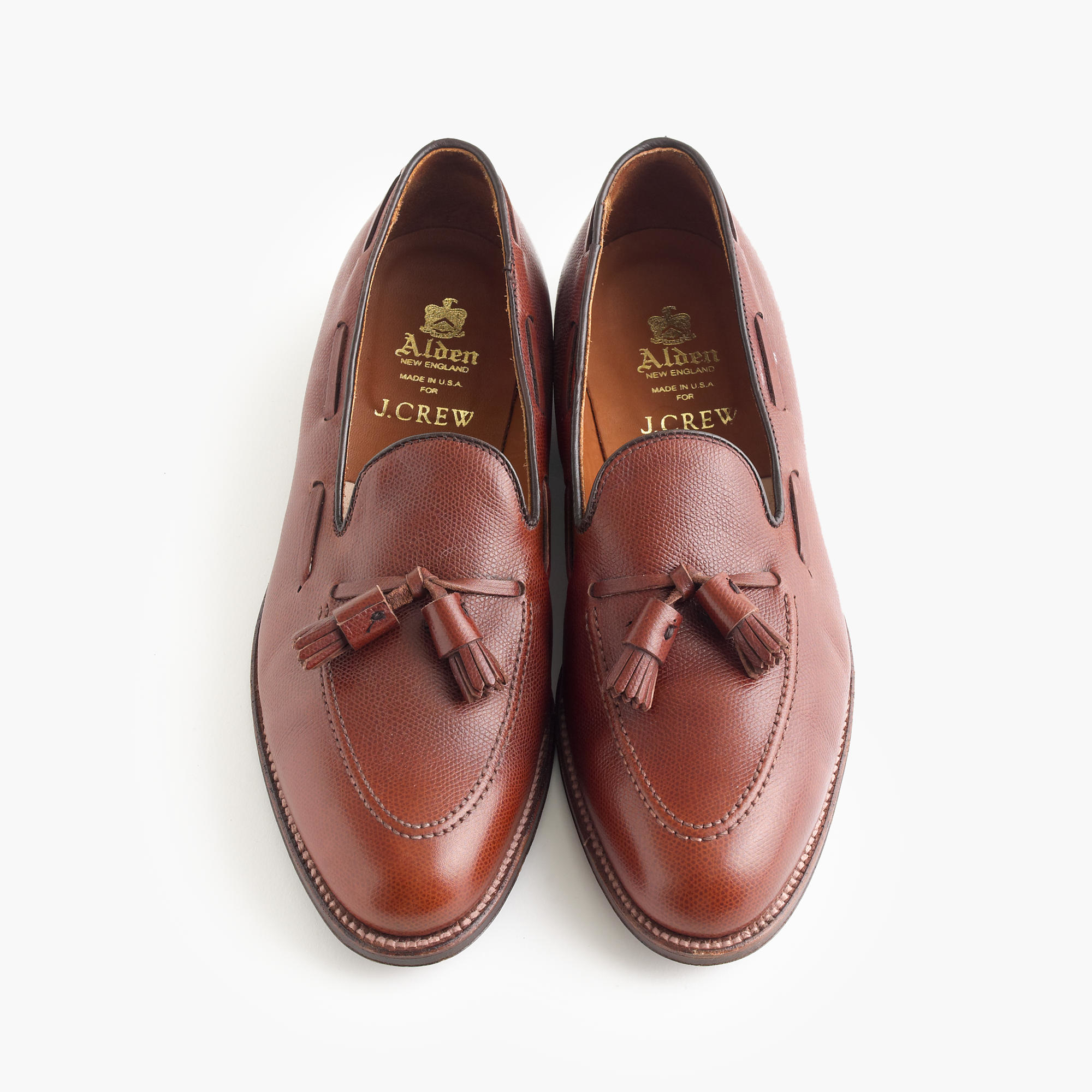 Alden Tassel Loafers in Brown for Men | Lyst