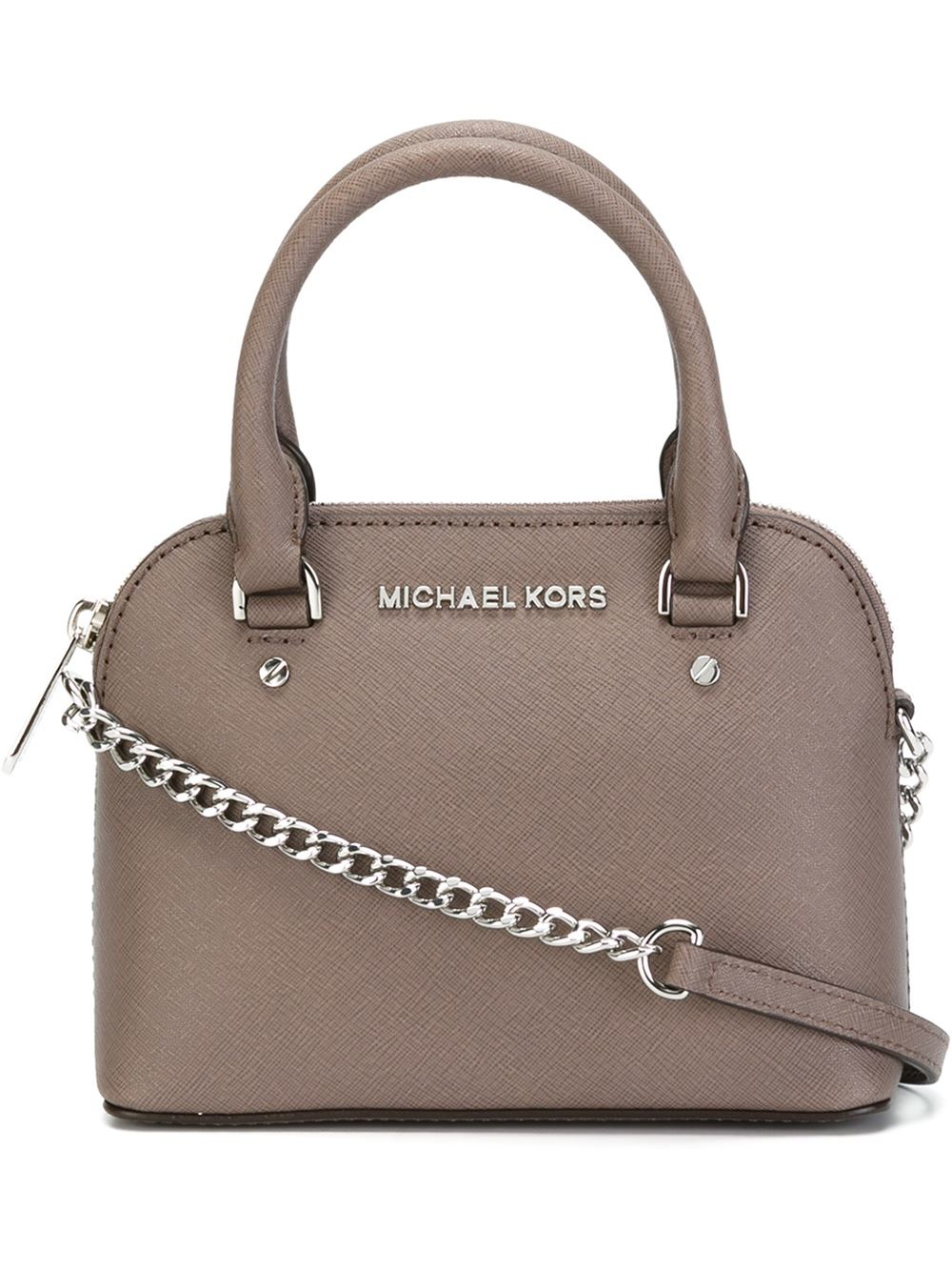 MICHAEL Michael Kors Cindy Mini Cross-Body Bag in Grey (Grey) - Lyst