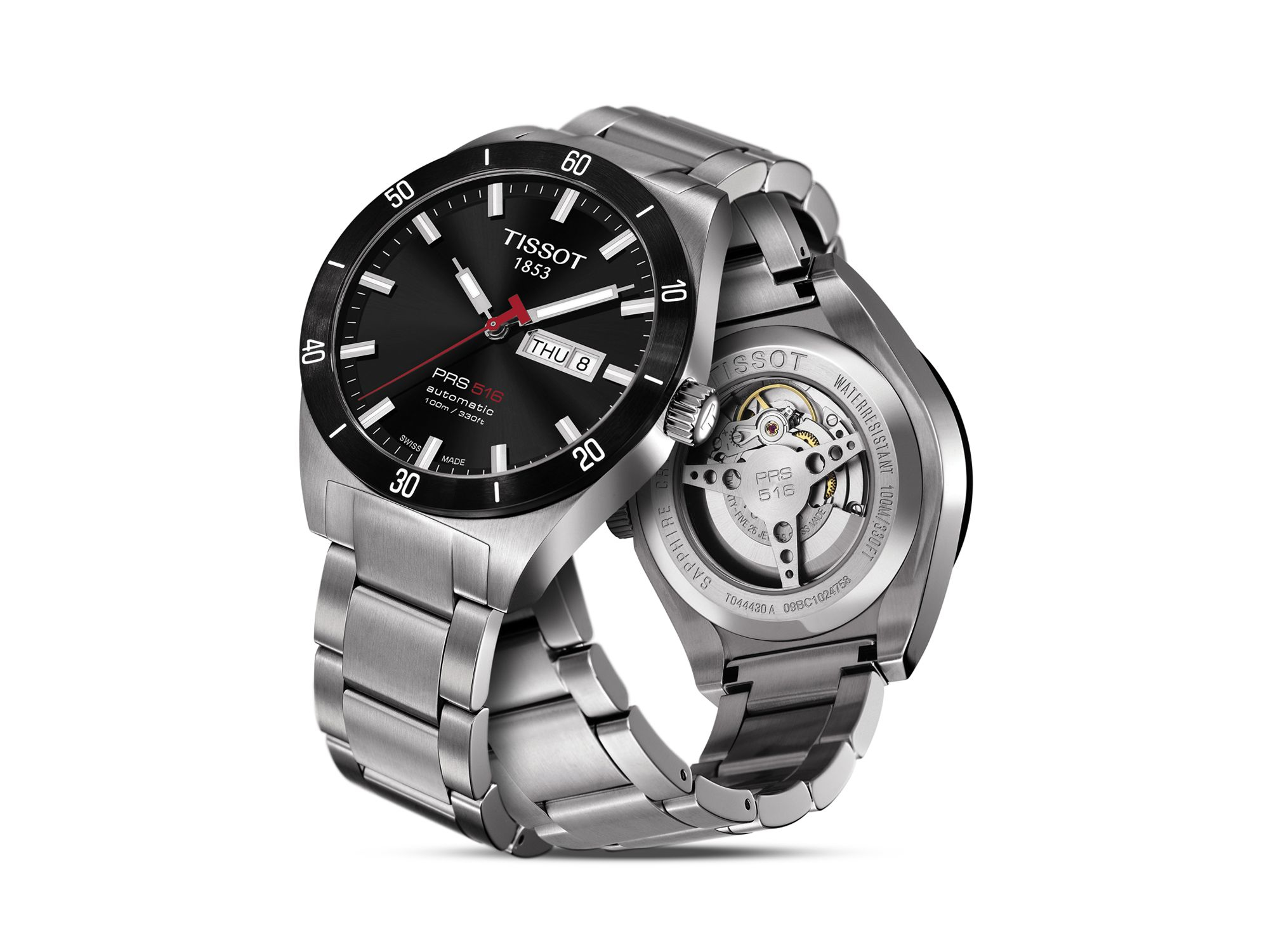 Tissot Prs516 Men's Black Automatic Sport Watch, 42mm in Metallic for