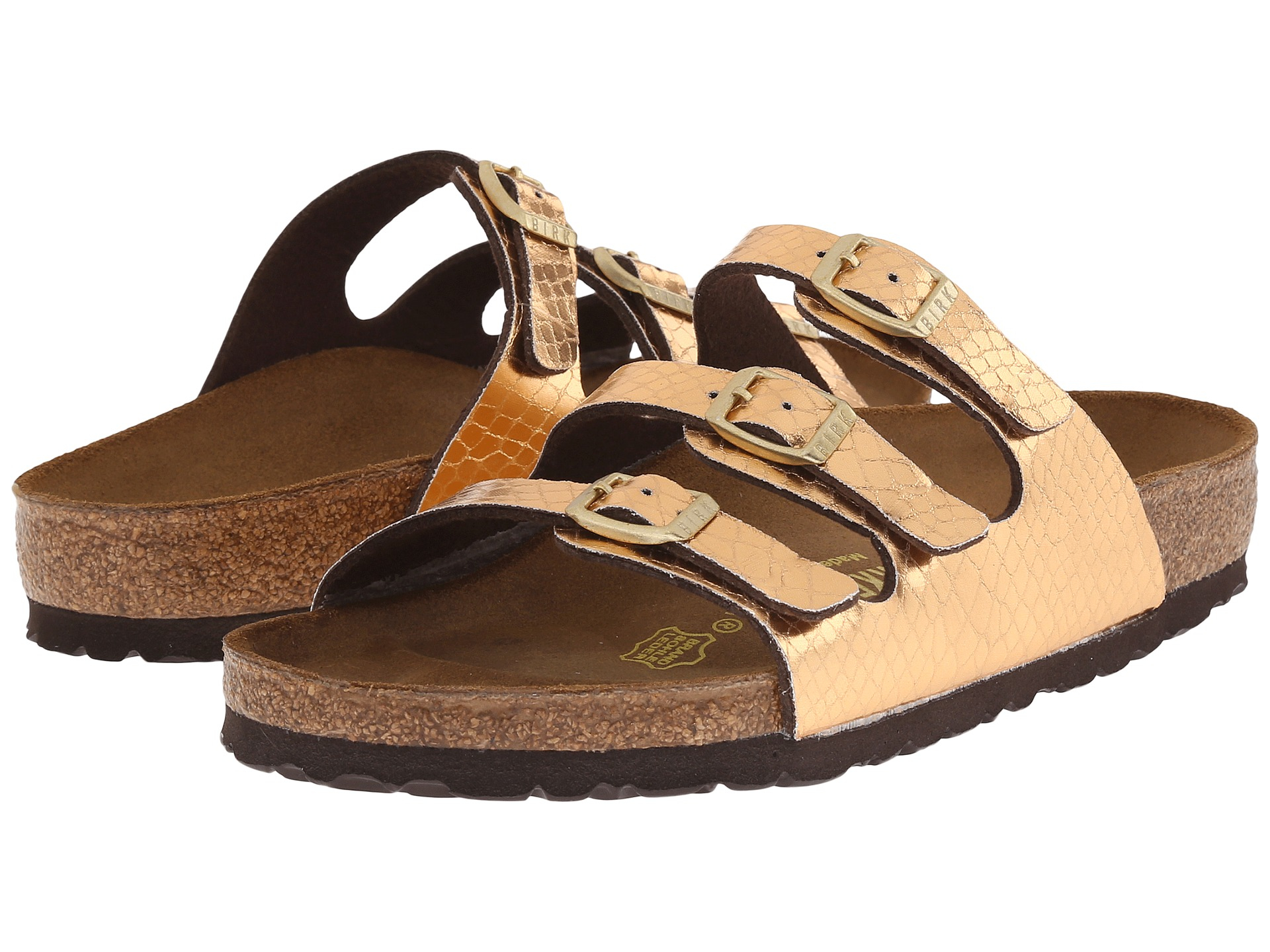 champagne birkenstocks