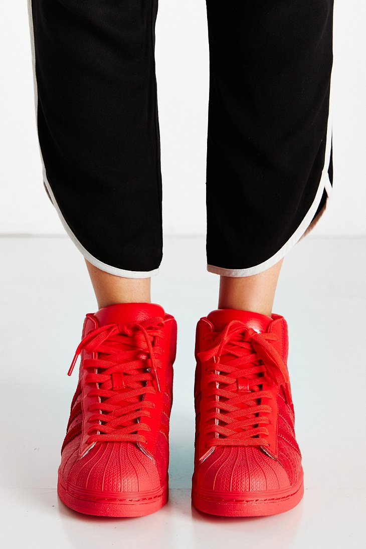 adidas Mono Pro Model Sneaker in Red | Lyst