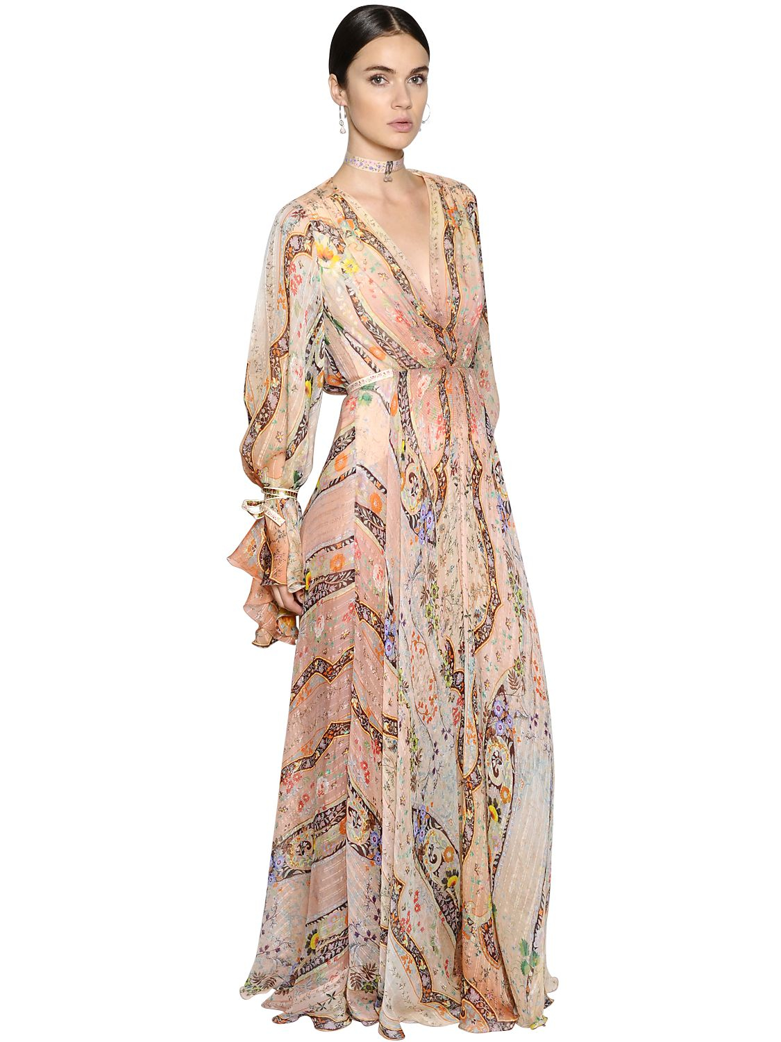 Silk Chiffon Butterfly Dress by Etro at ORCHARD MILE