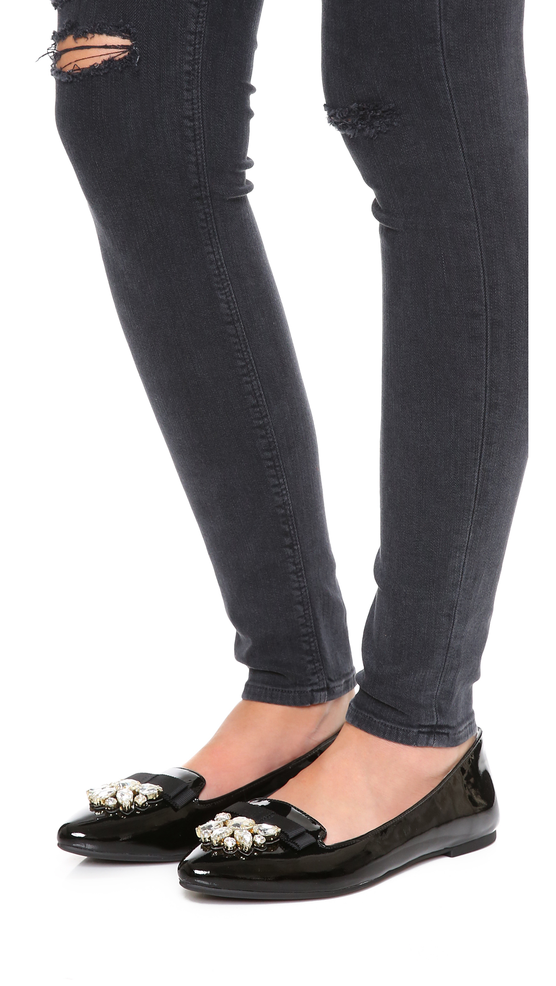 michael kors flats black
