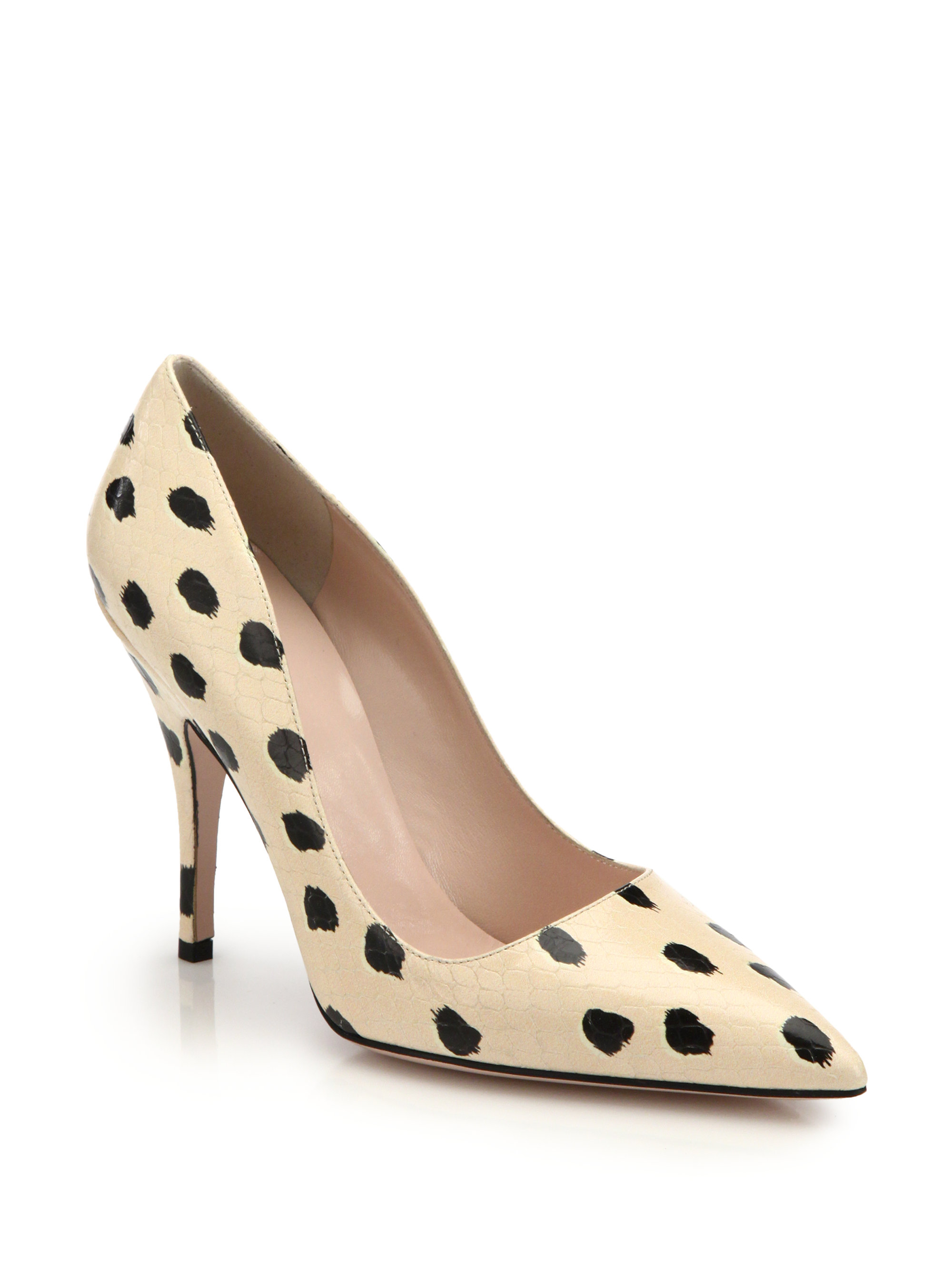 kate spade polka dot heels