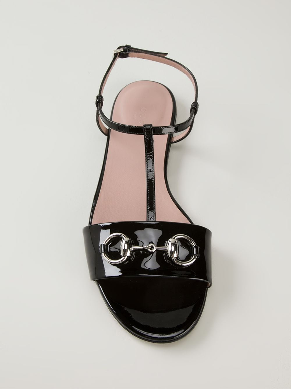 Gucci Horsebit Sandals in Black - Lyst