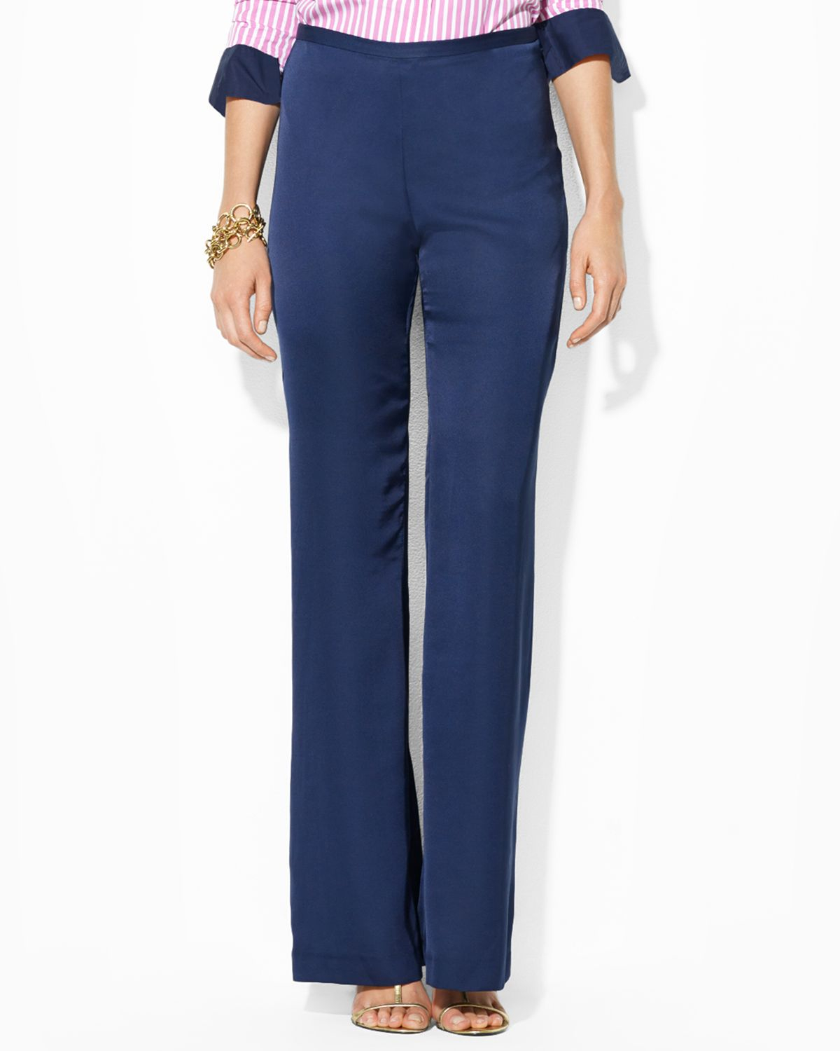 ralph lauren wide leg pants