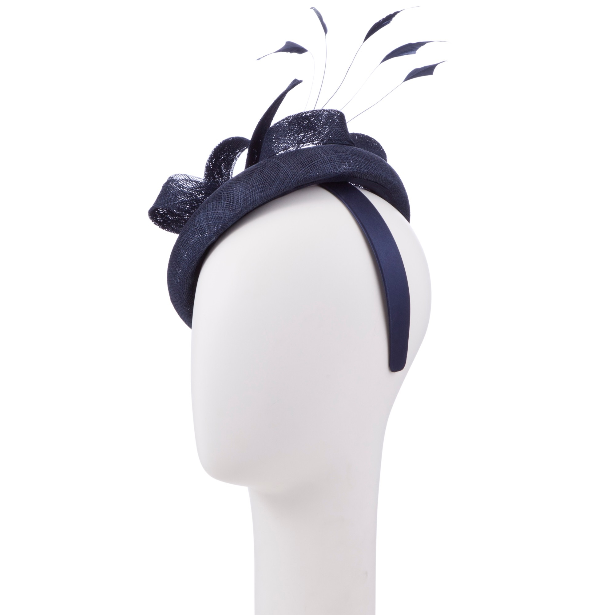 John Lewis Cat Round Pillbox Fascinator 