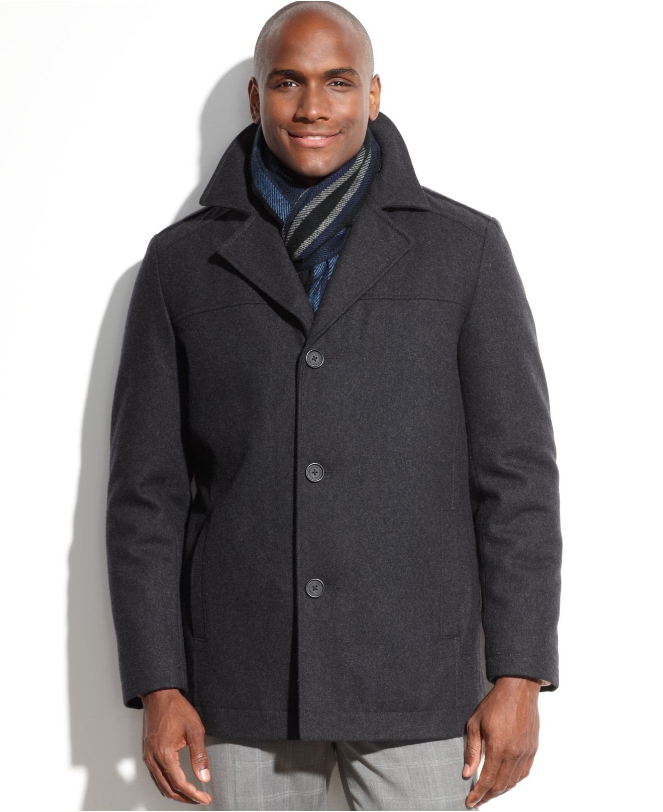 Mens Big And Tall Wool Pea Coats - Coat Nj