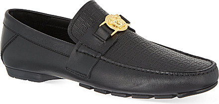 versace driving loafers