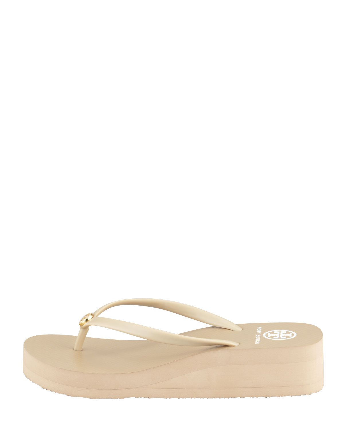 tory burch basket weave flip flops