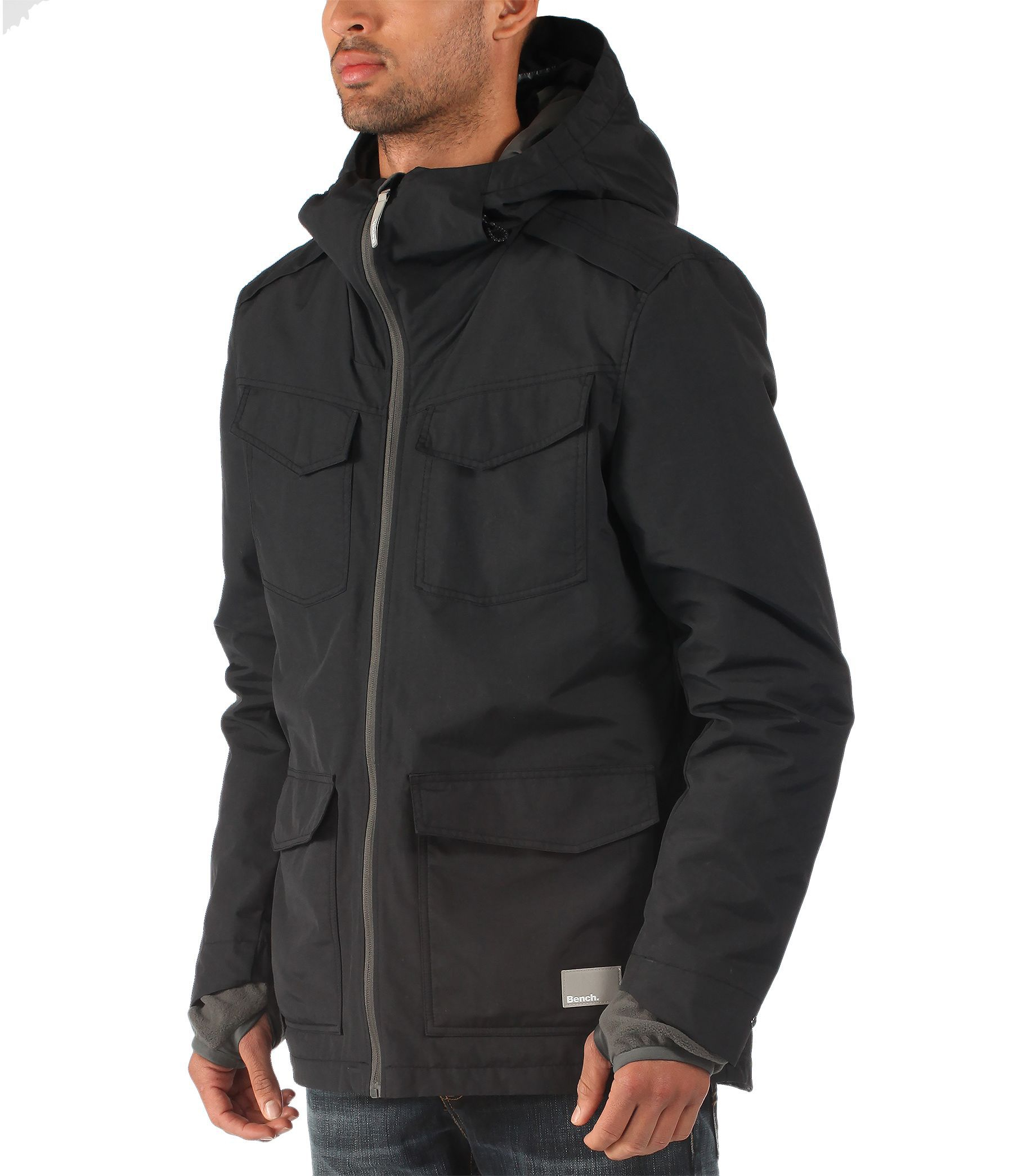 Bench Takeoff Point 3In1 Hooded Zip Thru Jacket in Black for Men Lyst