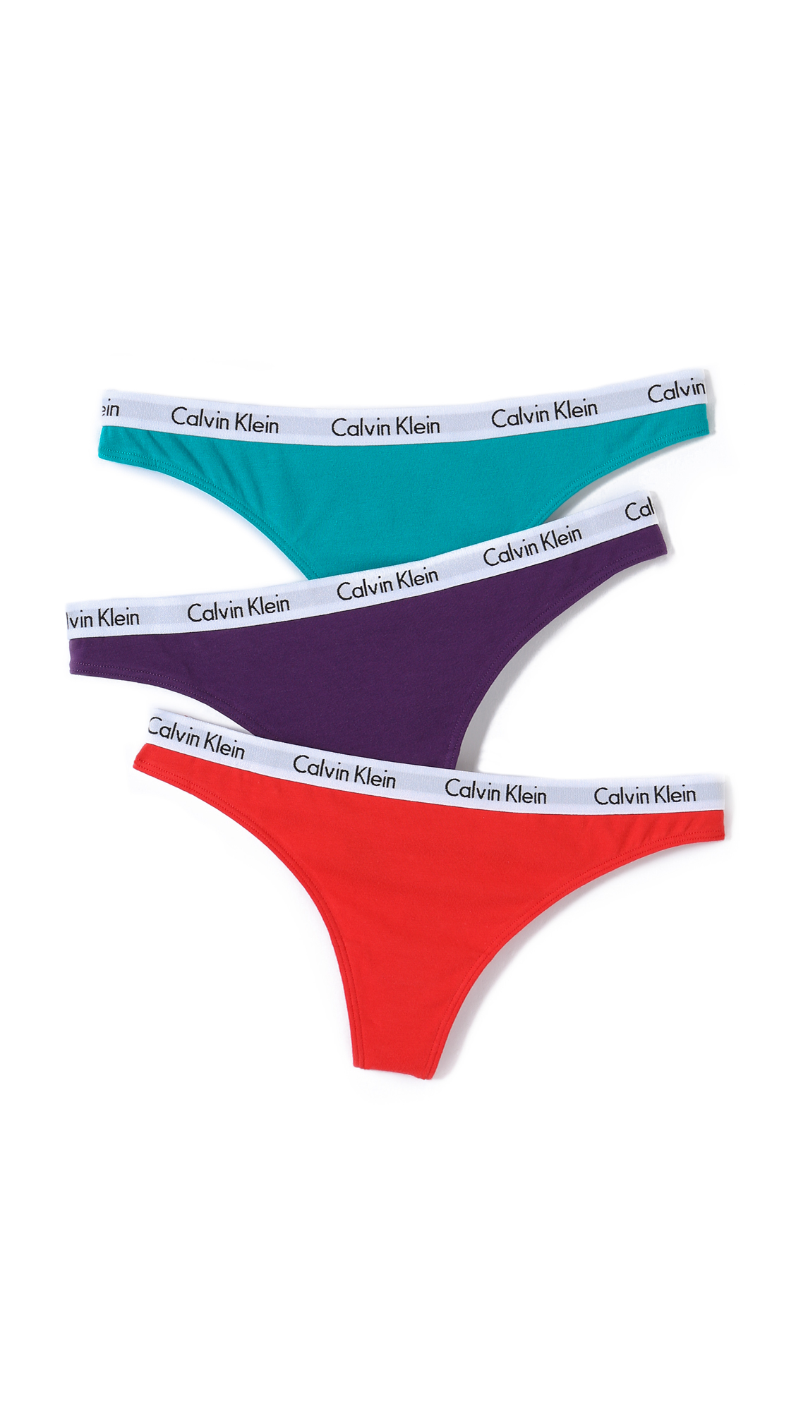 calvin klein carousel thong 3 pack