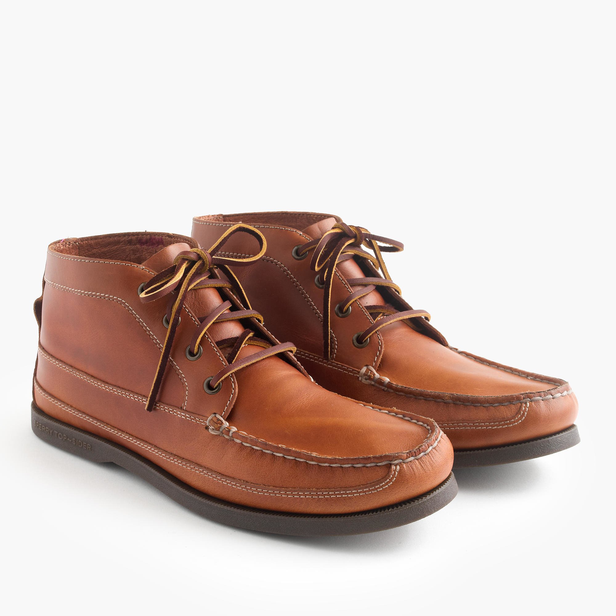 are sperrys made of leather