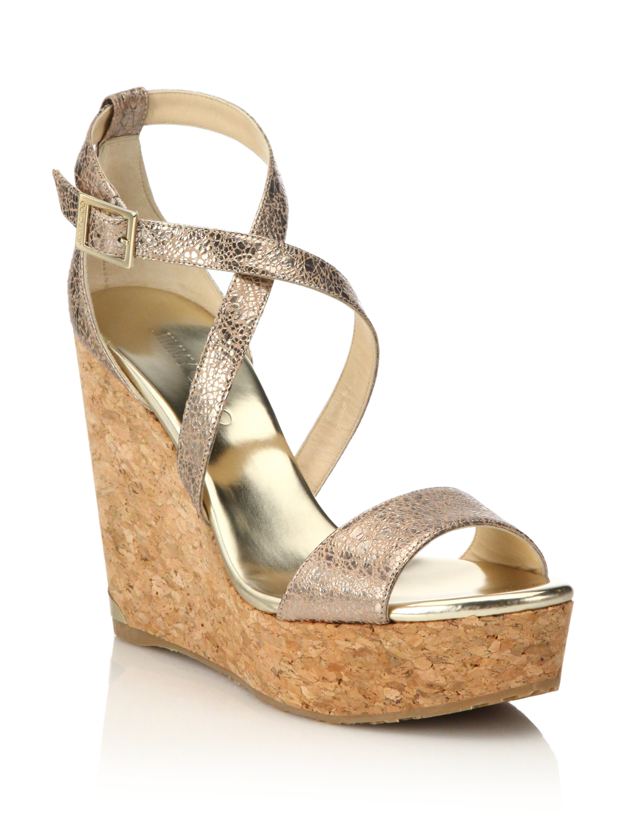 jimmy choo nude platform