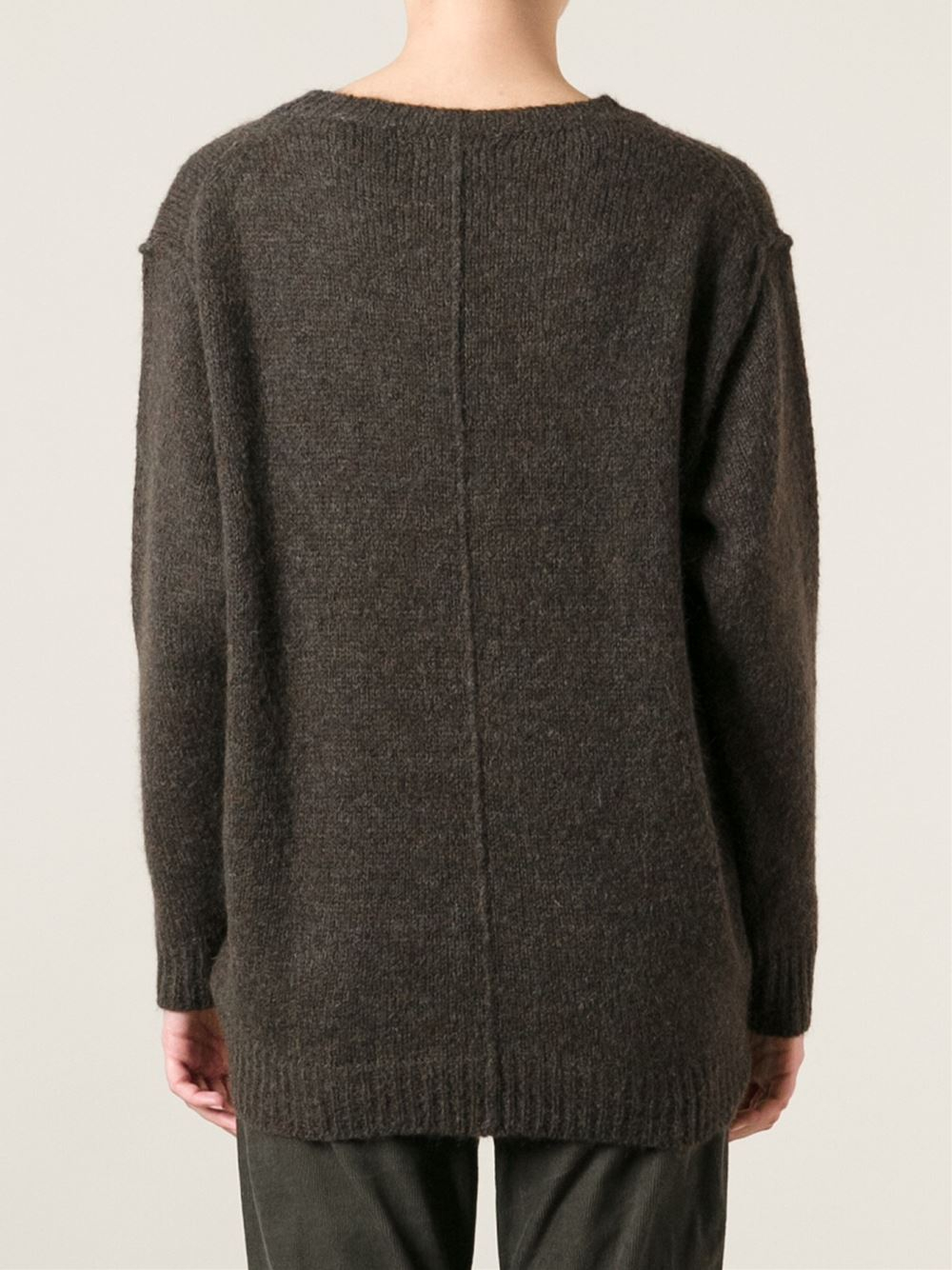 Étoile Isabel Marant 'Rikers' Sweater in Brown - Lyst