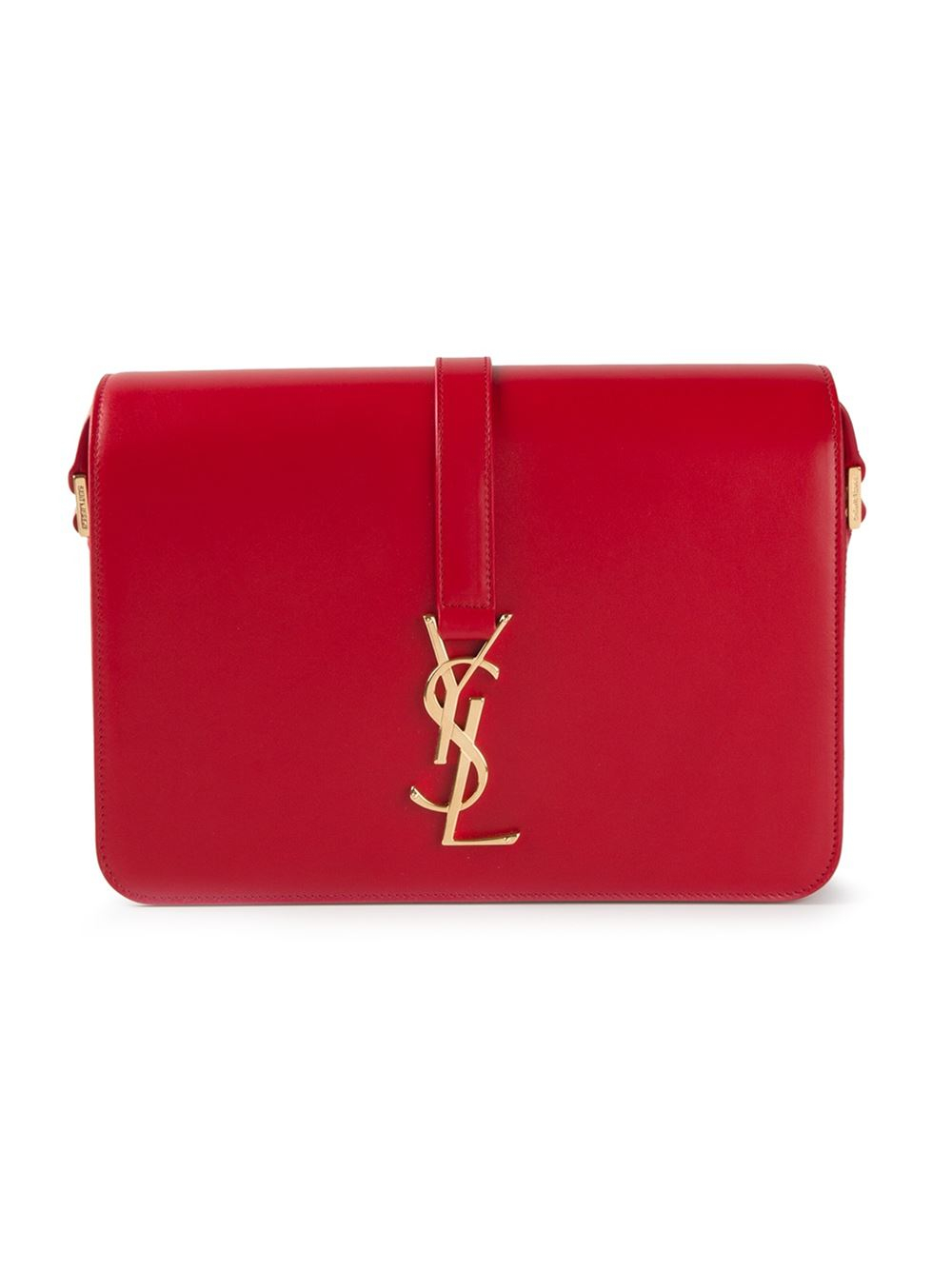 Lyst Saint Laurent 'Monogramme Université' Shoulder Bag in Red