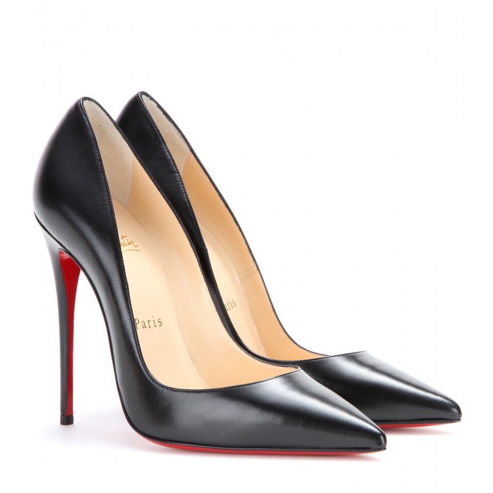 Christian louboutin So Kate 120 Leather Pumps in Black | Lyst