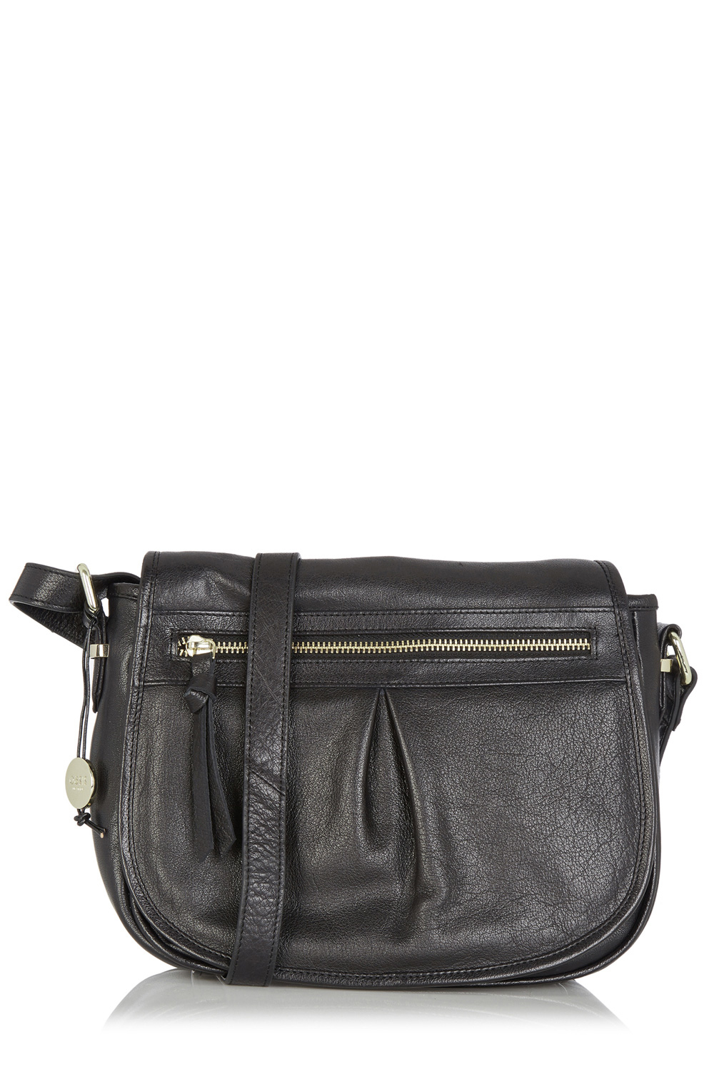 Oasis Tandy Leather Saddle Bag in Black | Lyst