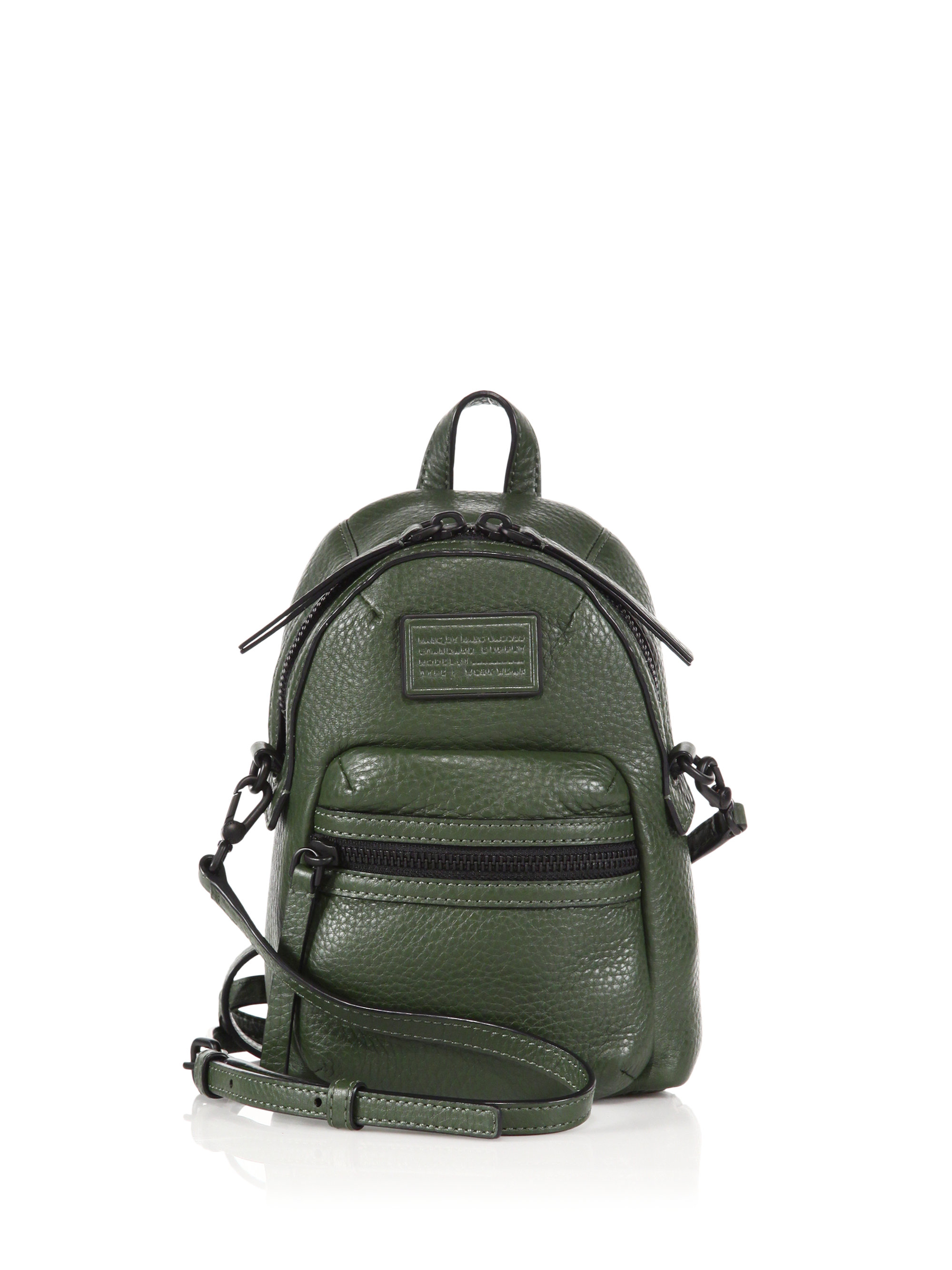 Marc By Marc Jacobs Domo Biker Mini Leather Backpack in Green - Lyst