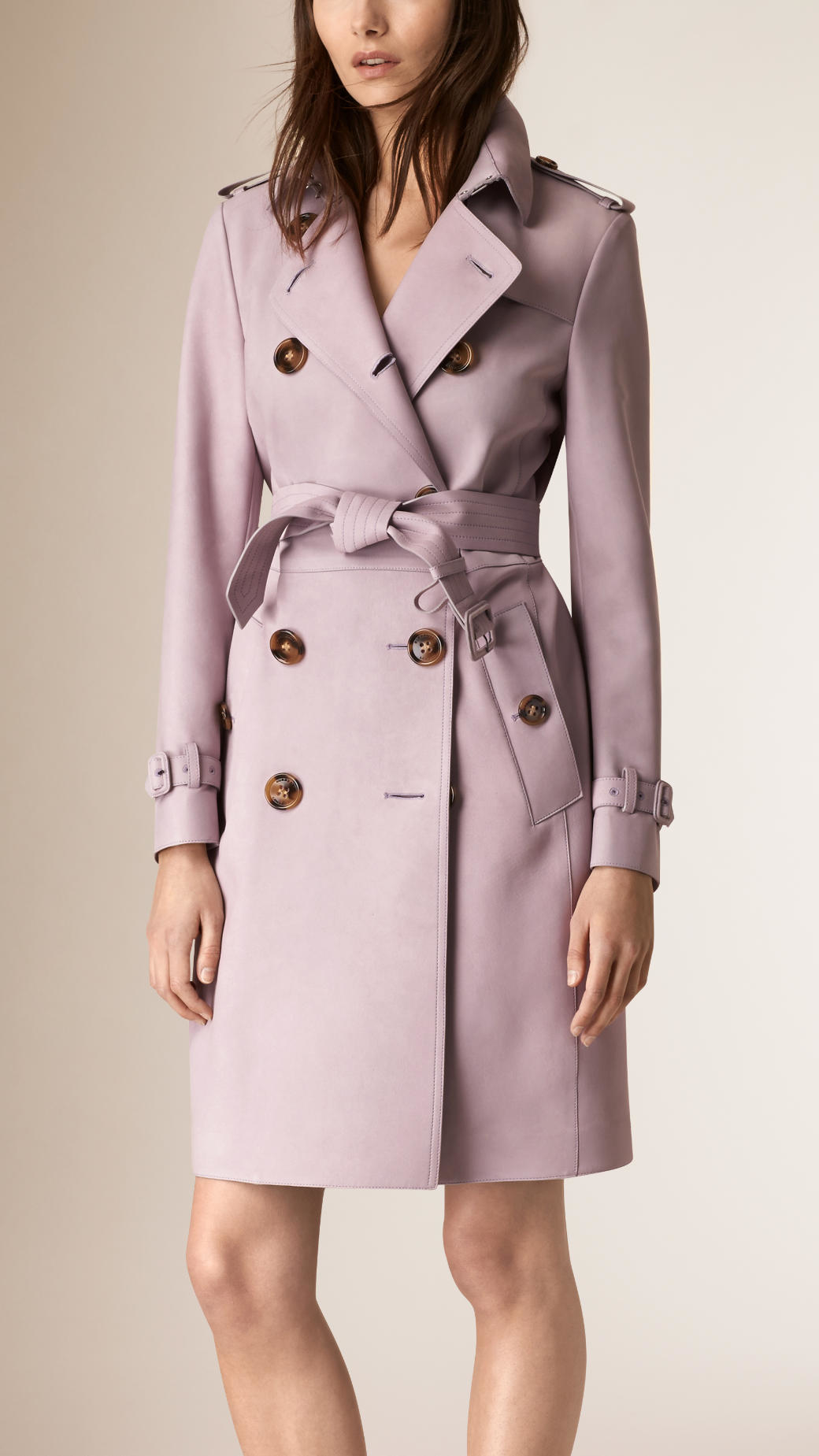Mauve trench coat Clearance