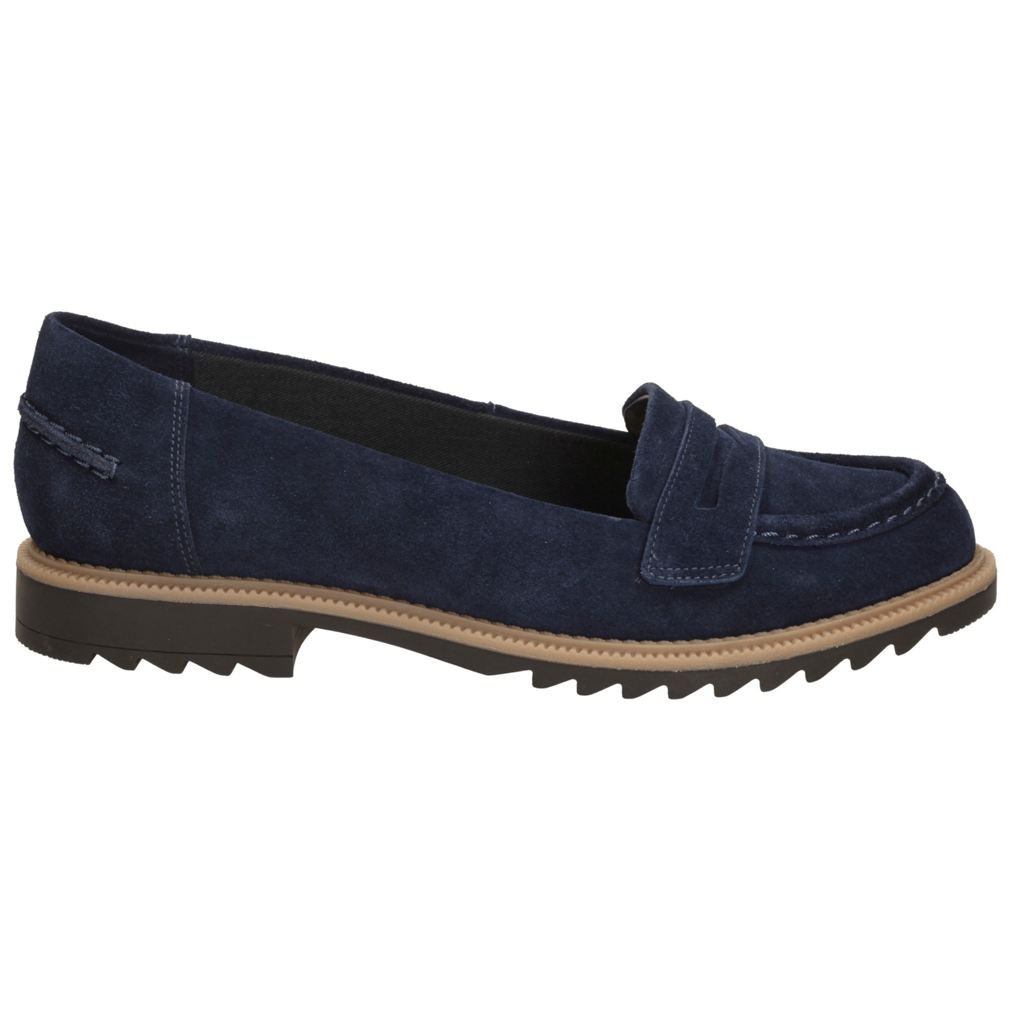 Clarks Griffin Milly Loafers in Navy (Blue) Lyst