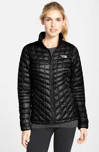 The north face 'thermoball' Primaloft Front Zip Jacket in Black | Lyst